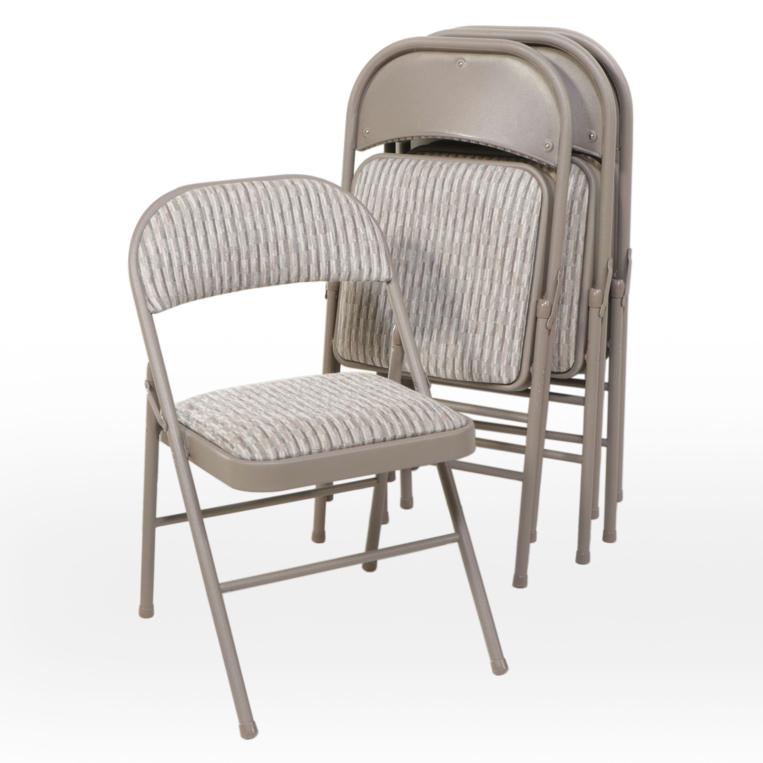 Set of Four Samsonite Aluminum Folding Chairs