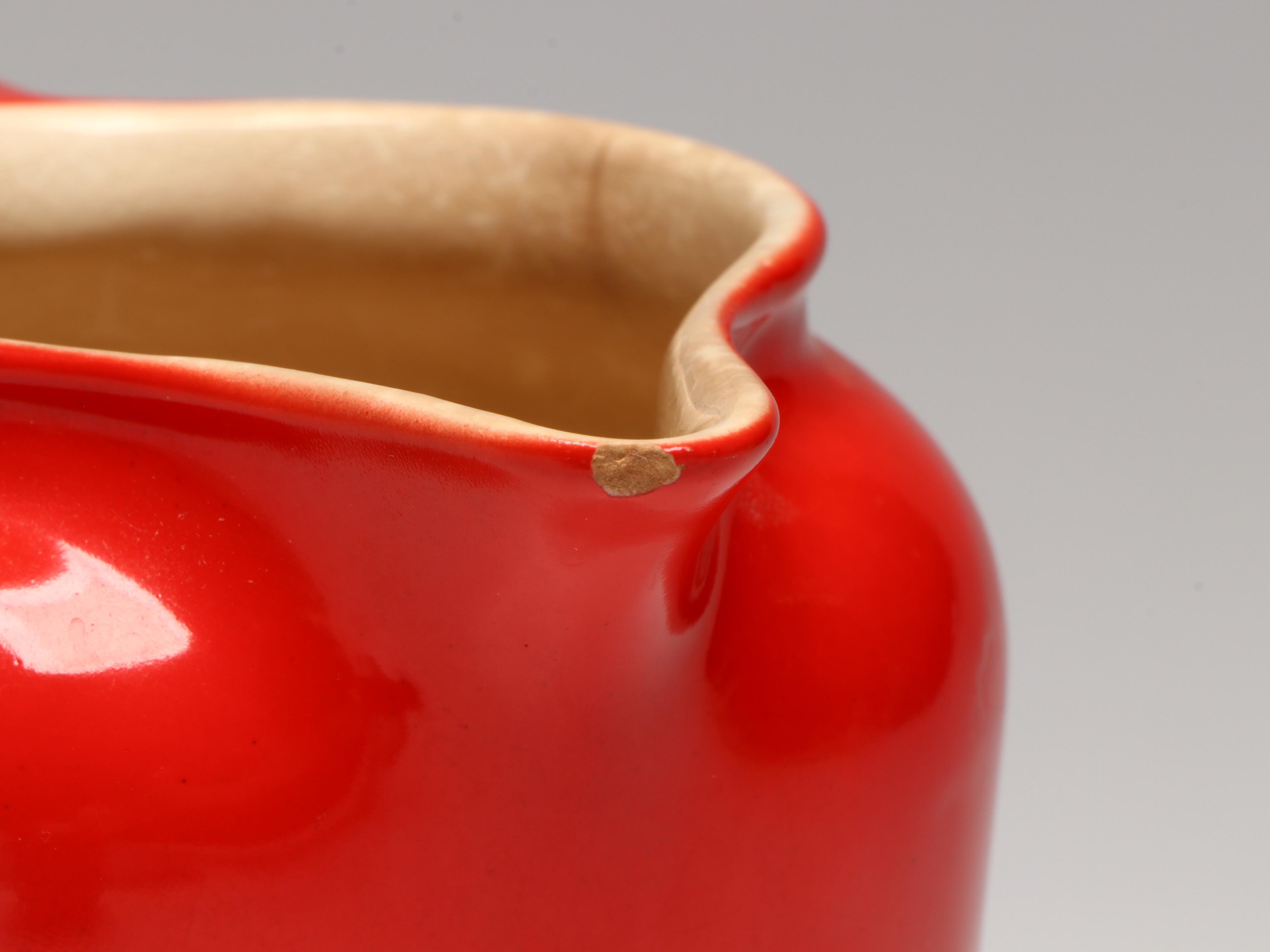 MCM Ceramic Pitcher and Pepper Shaker with Other Table Accessories