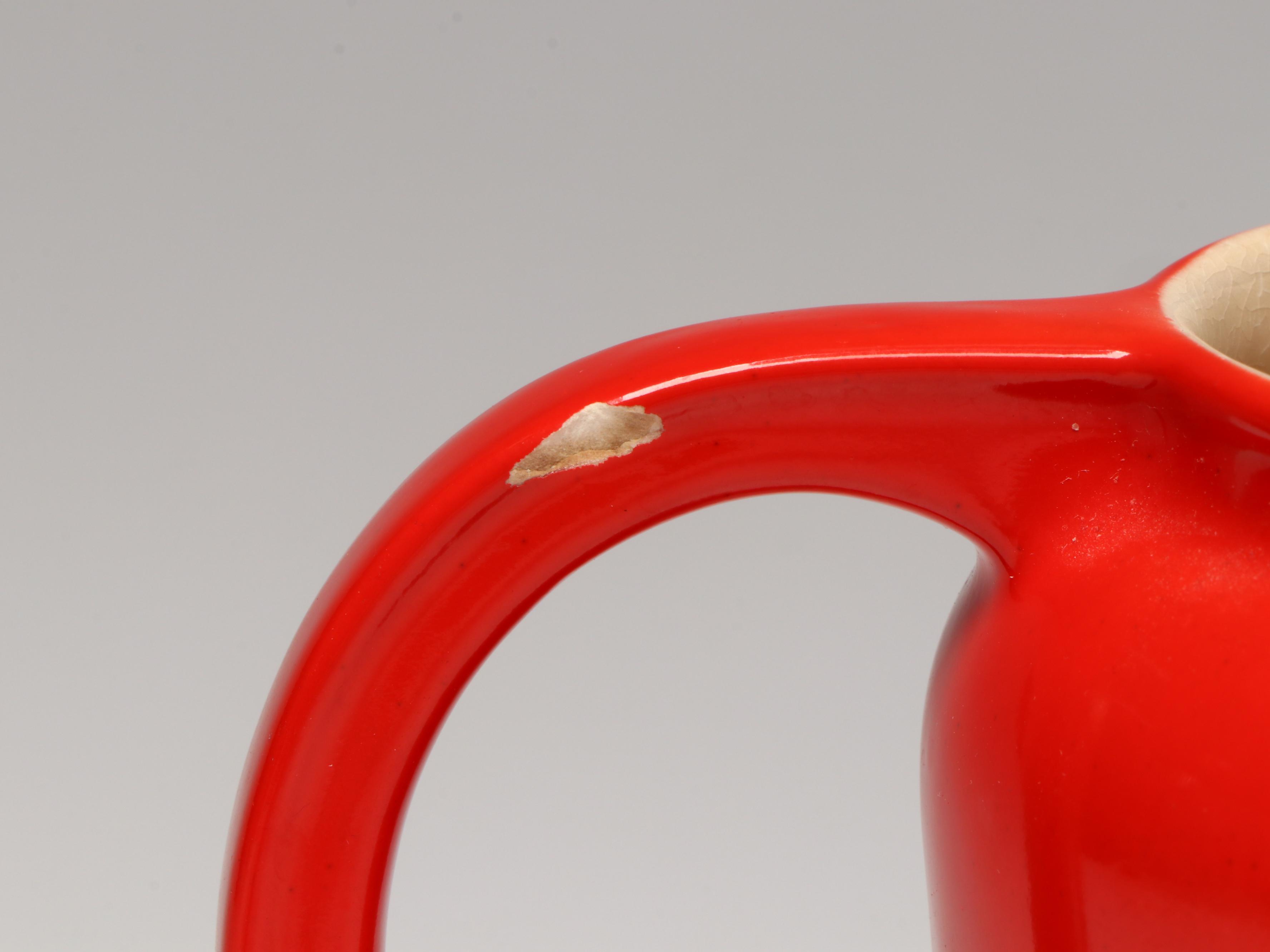 MCM Ceramic Pitcher and Pepper Shaker with Other Table Accessories