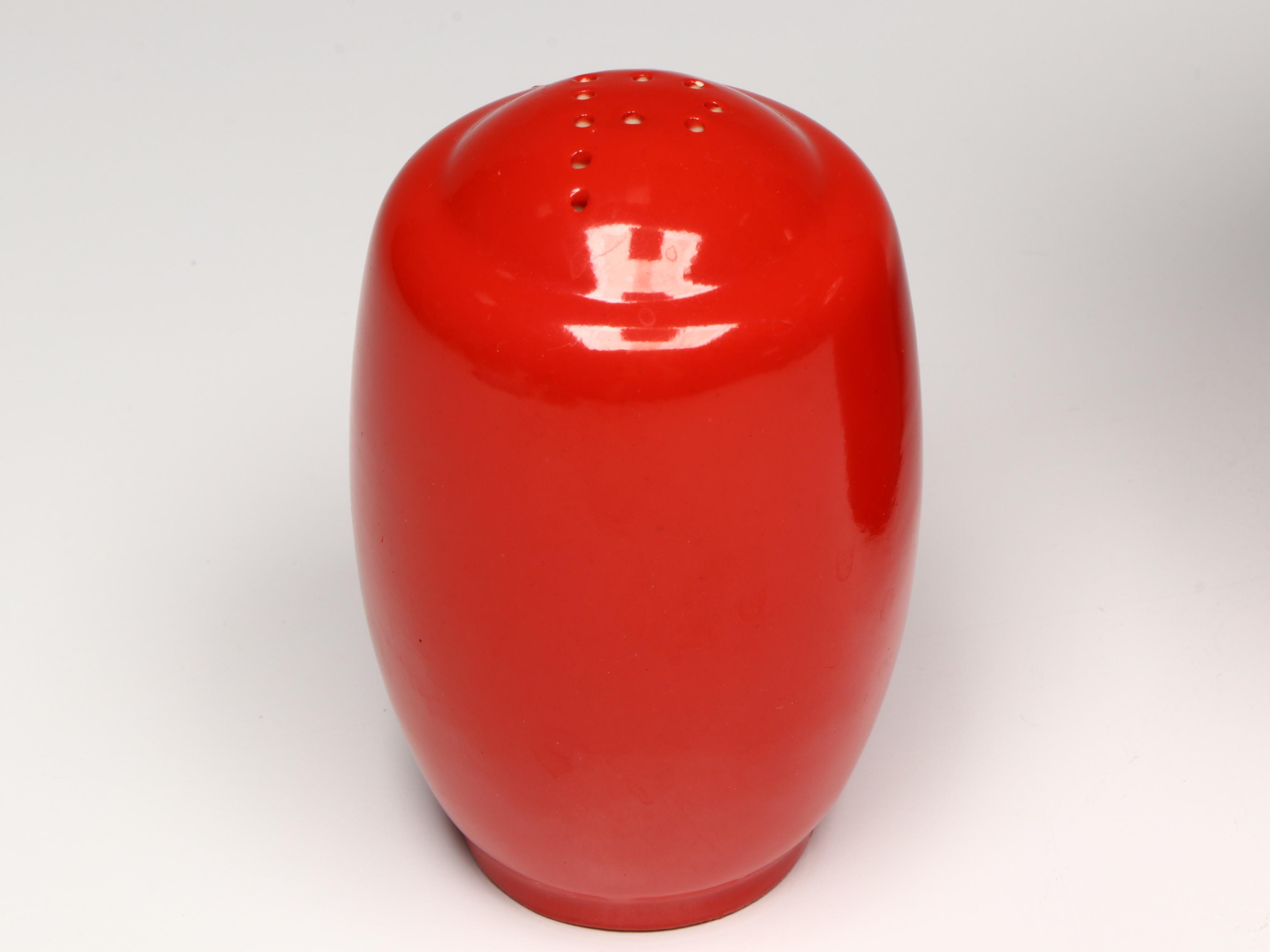 MCM Ceramic Pitcher and Pepper Shaker with Other Table Accessories