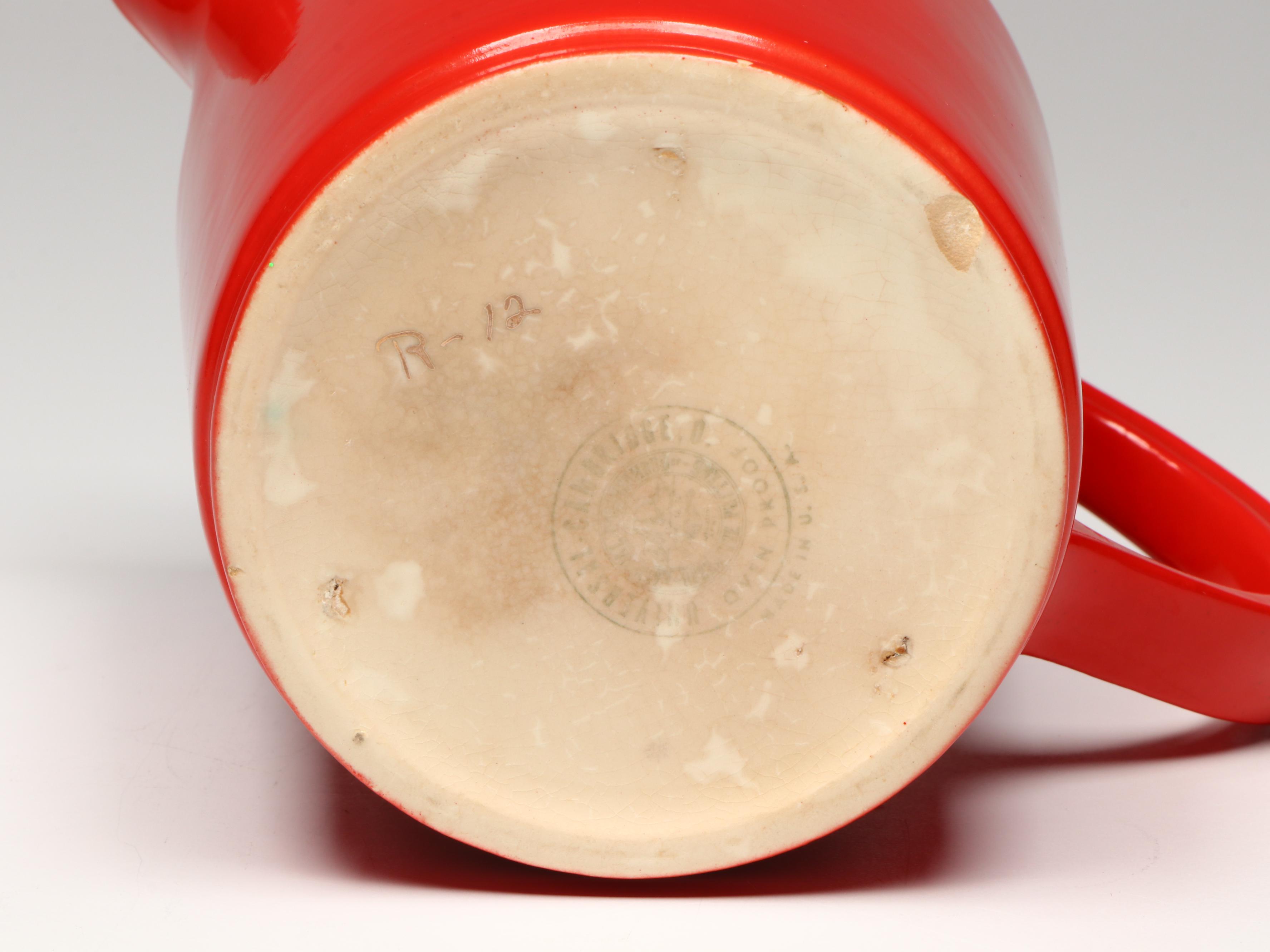 MCM Ceramic Pitcher and Pepper Shaker with Other Table Accessories