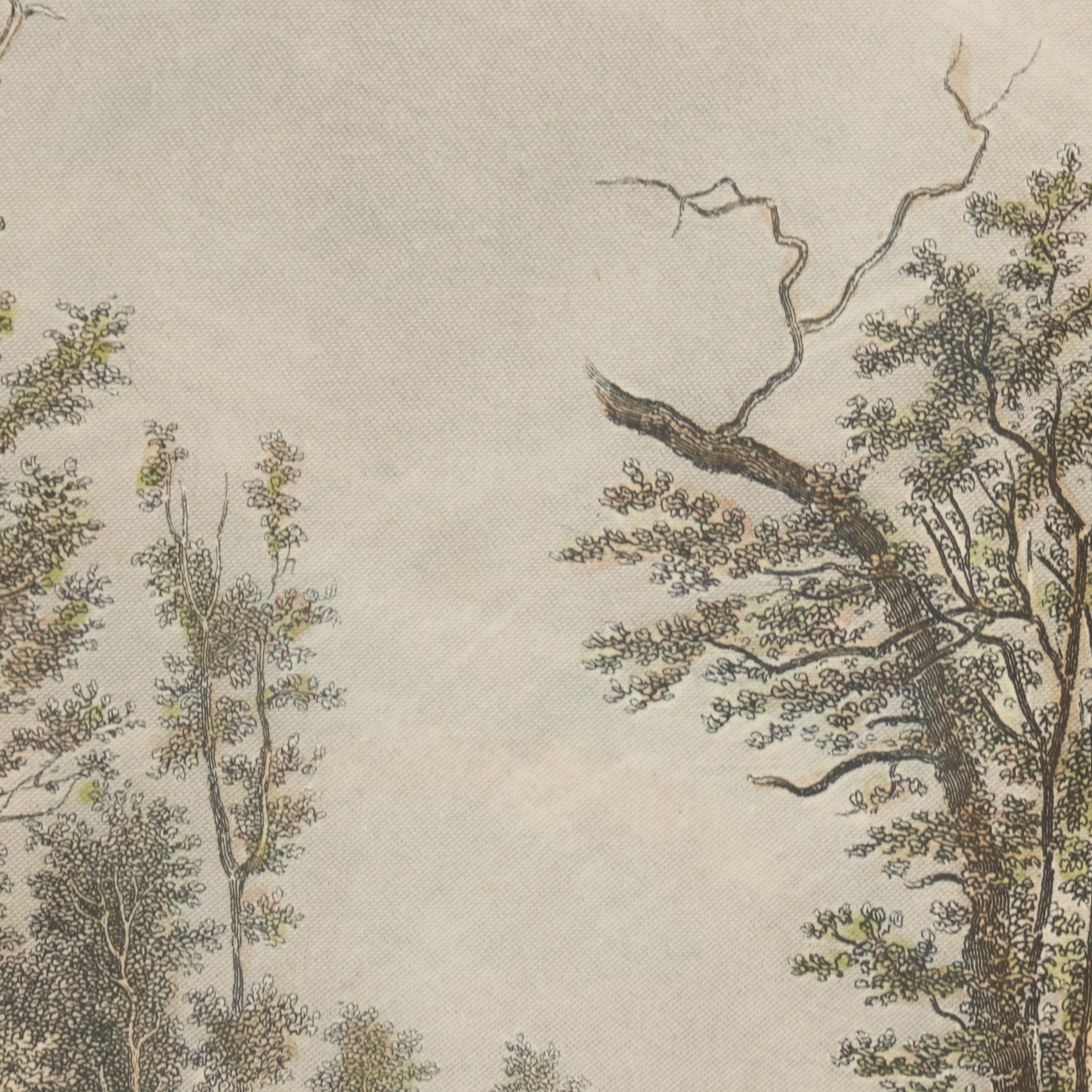 Hand-Colored Engraving After W.L. Sheppard "The Chickahominy," 1872