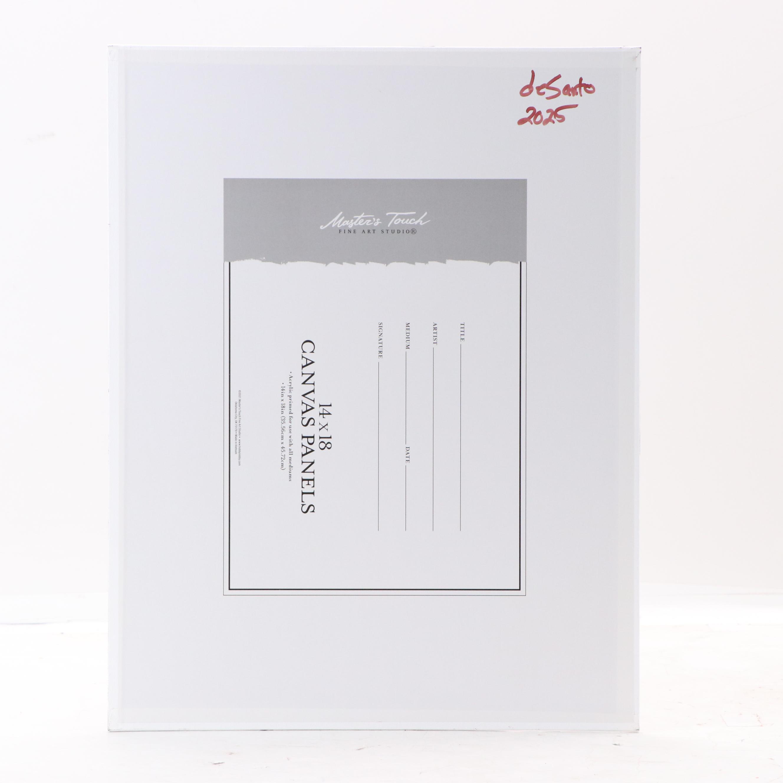 deSanto Stylized Figural Stylized Acrylic Painting, 2025