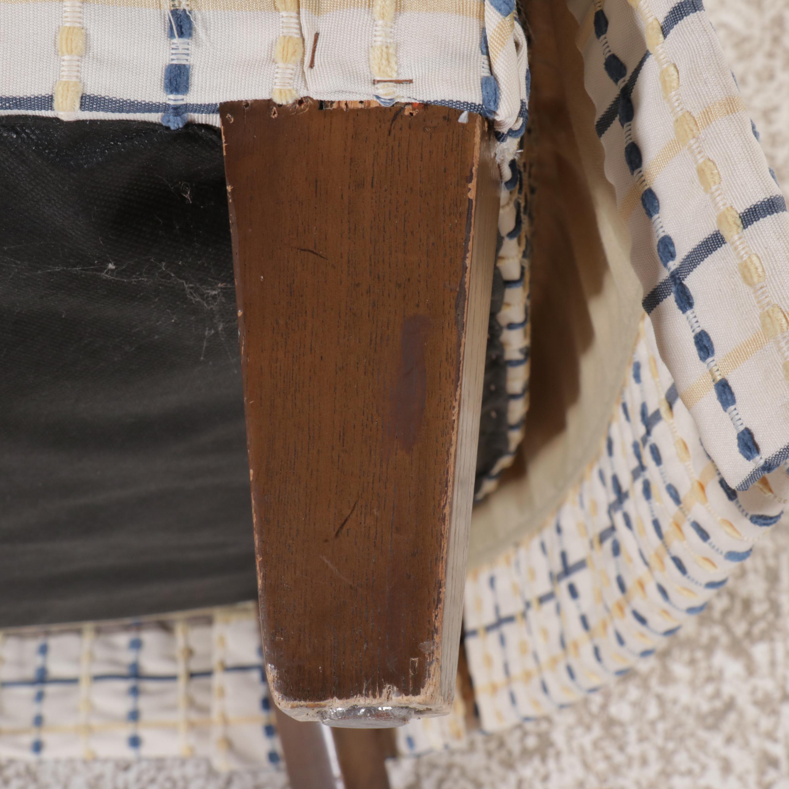 Upholstered Club Chair, Mid to Late 20th Century