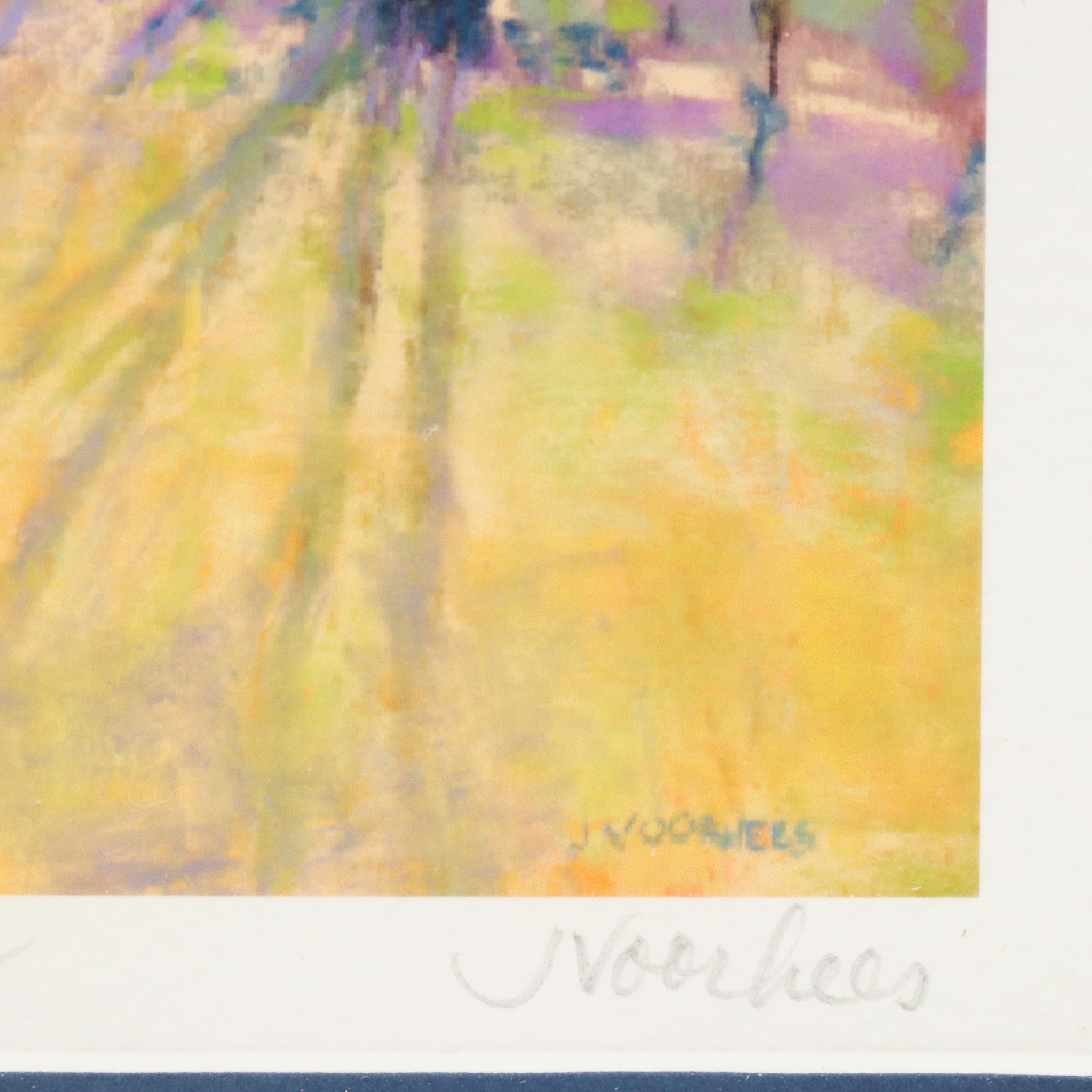 Jane Vorhees Digital Print "Gold in the Meadow," 21st Century