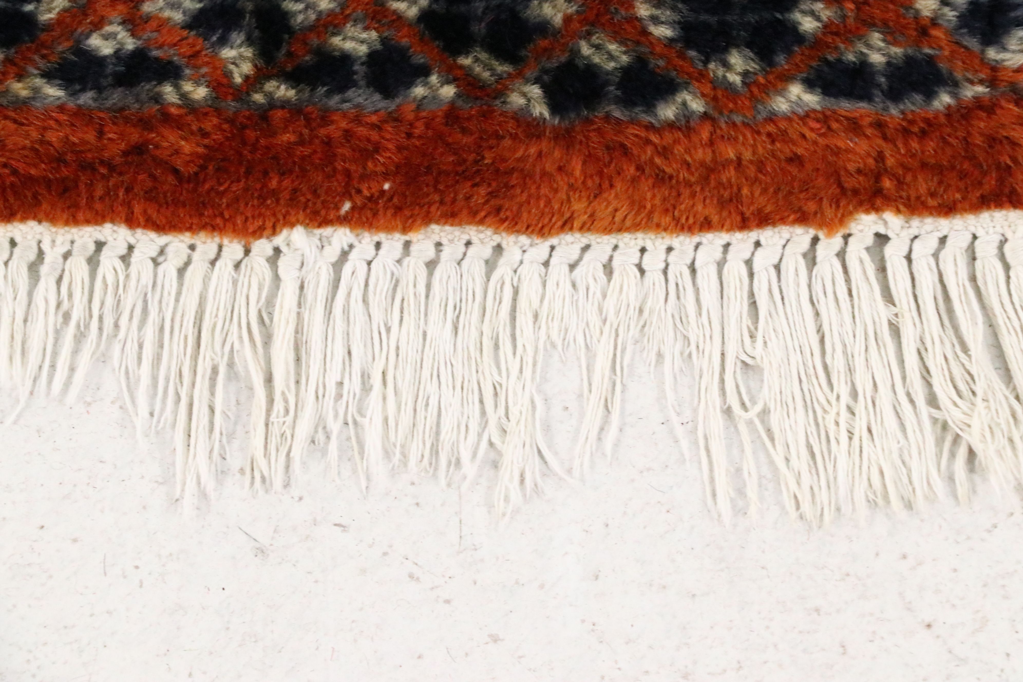 3' x 12'2 Hand-Knotted Pakistani Bokhara Carpet Runner