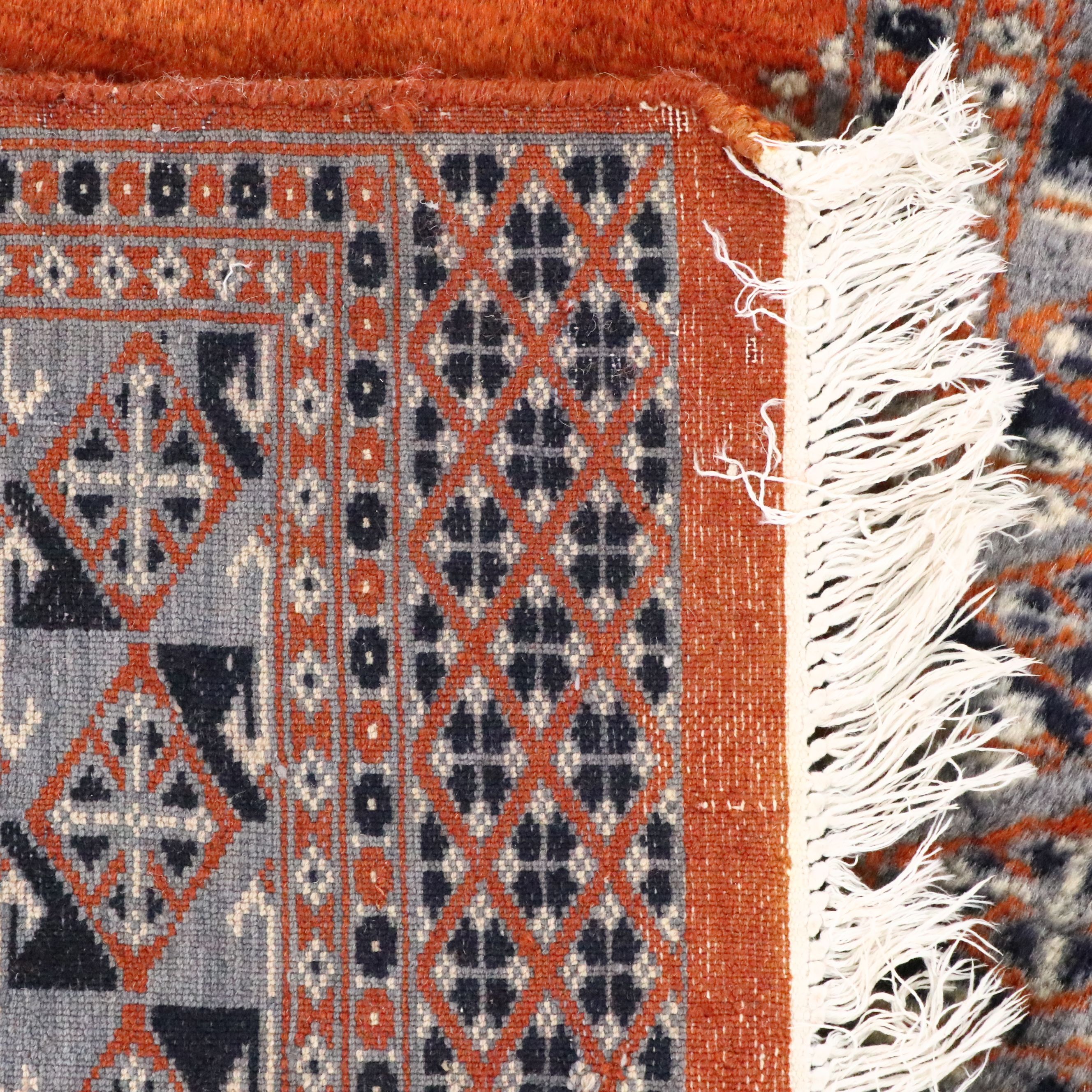 3' x 12'2 Hand-Knotted Pakistani Bokhara Carpet Runner