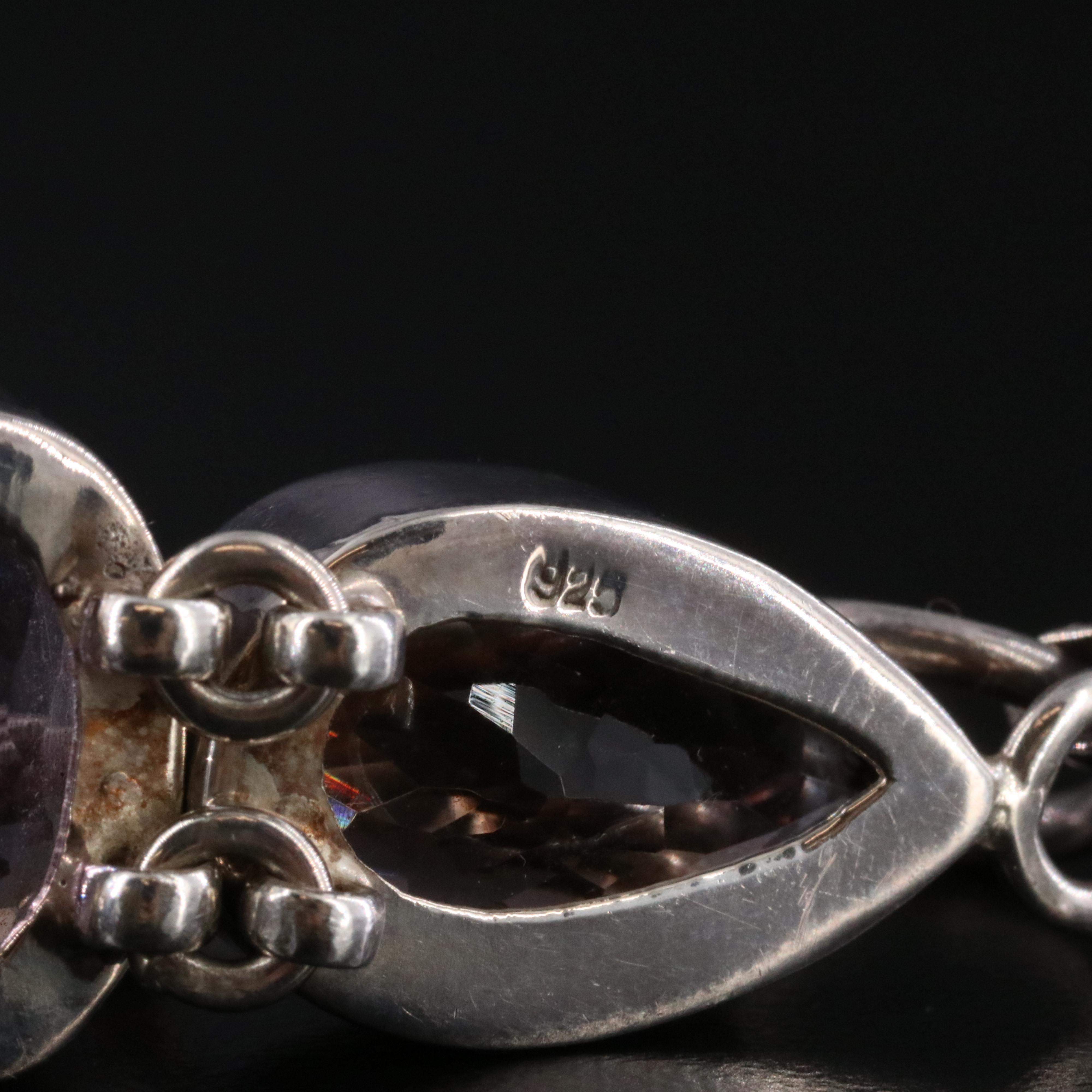 Sterling Amethyst Bracelet