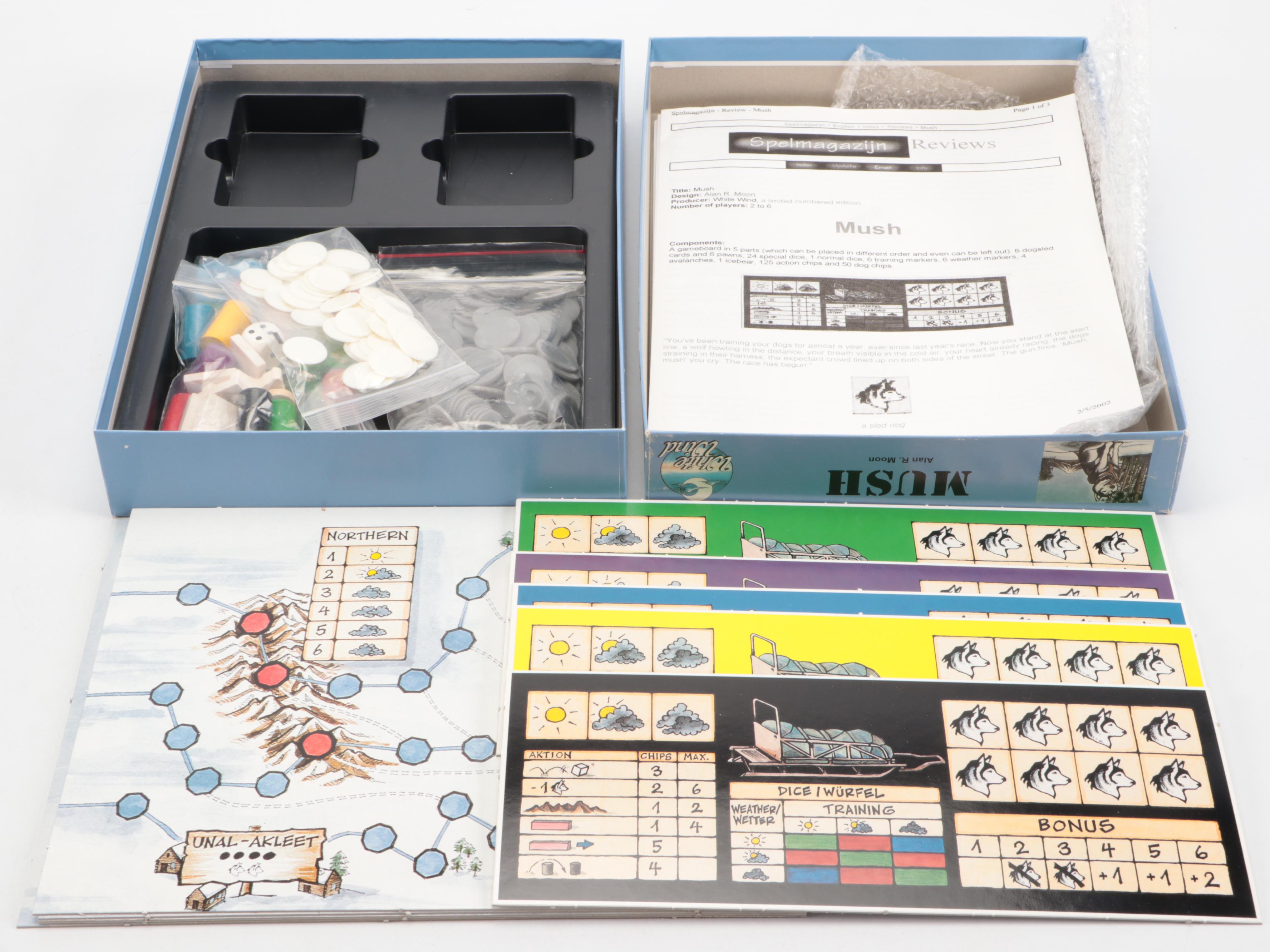 "Alien", "Casablanca", "Mush", "Cape Horn", and More Board Games