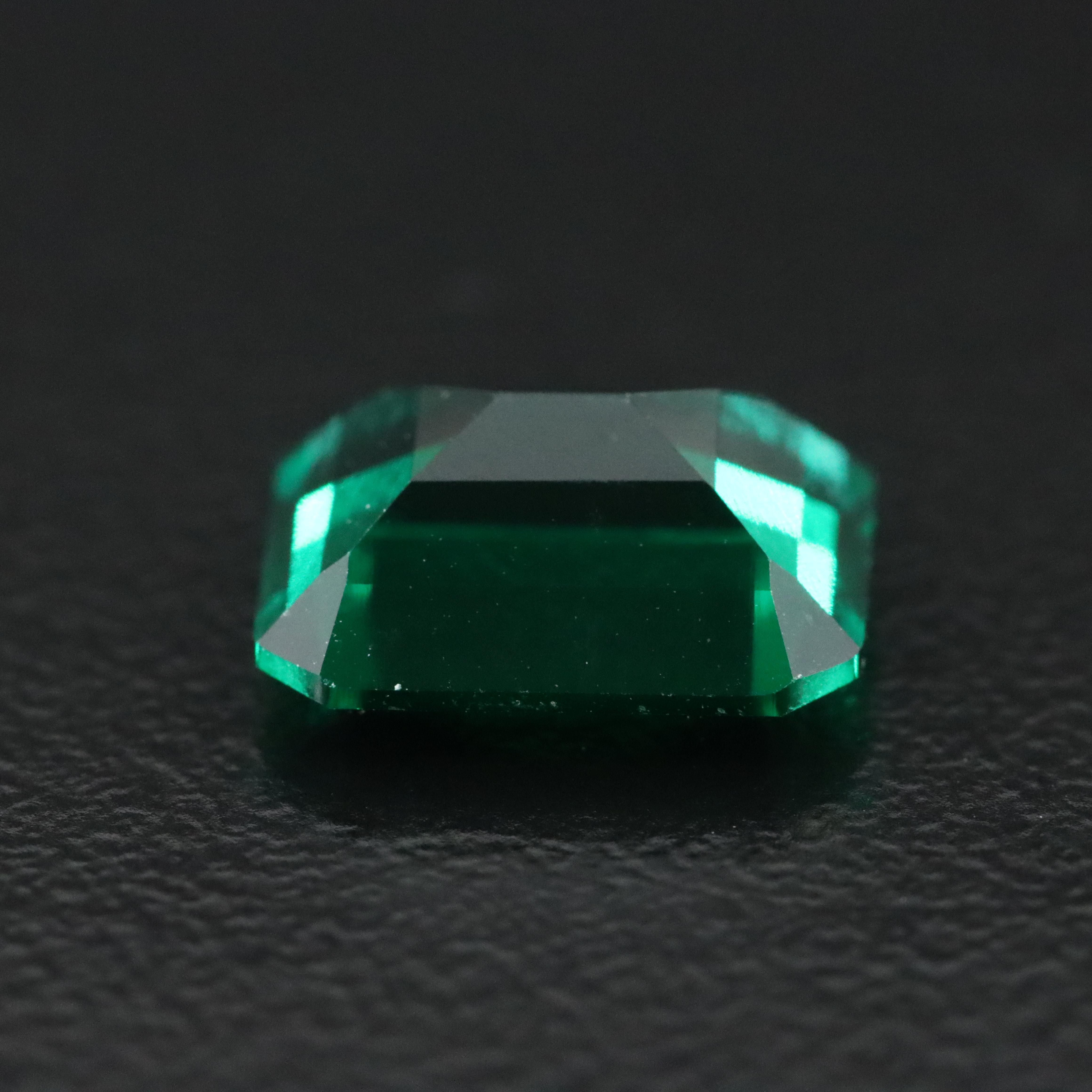 Loose 2.77 CT Lab Grown Emerald