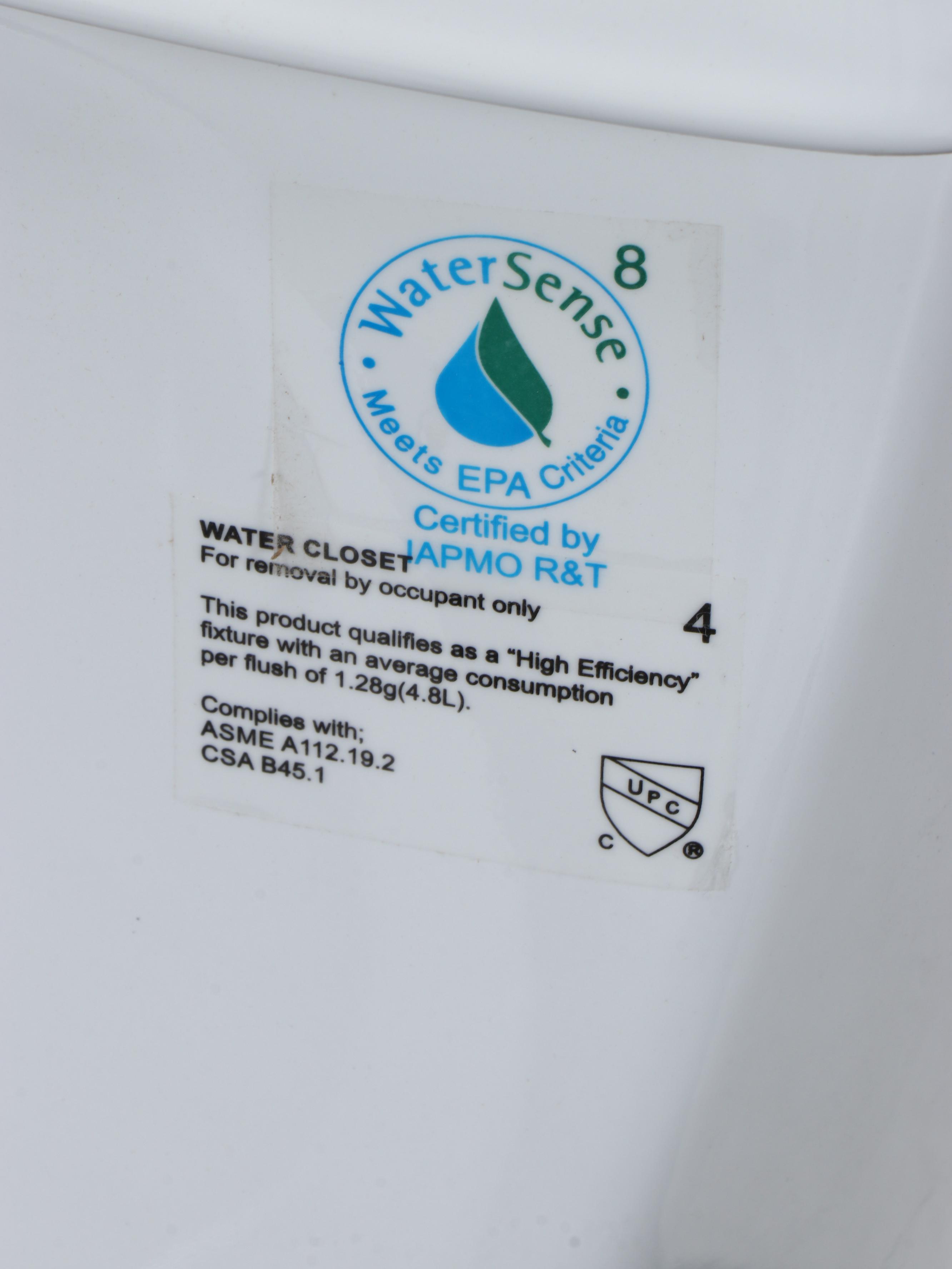 White Porcelain Toilet