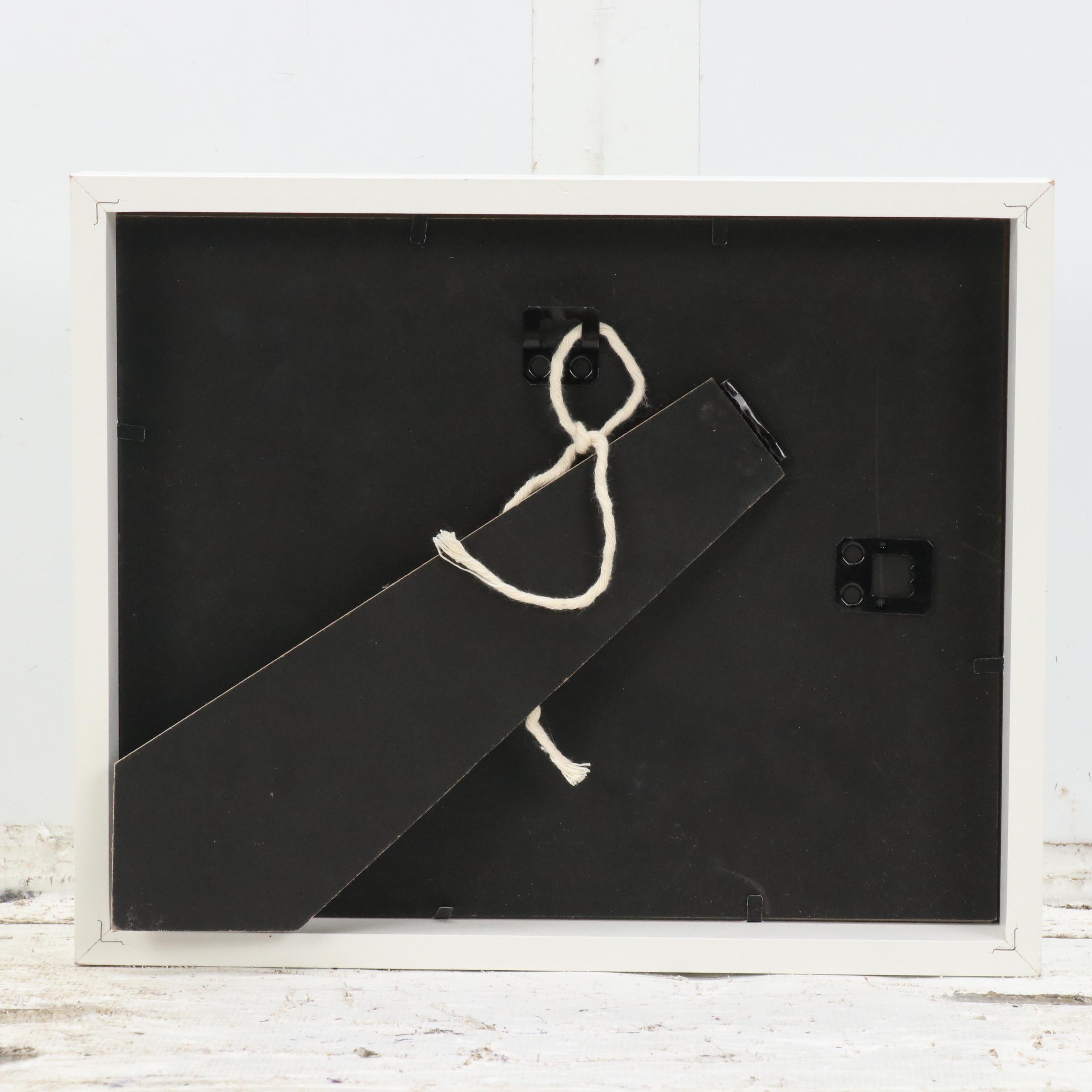 Impressionist Style Chalk Pastel Landscape Drawing of Sunset on River