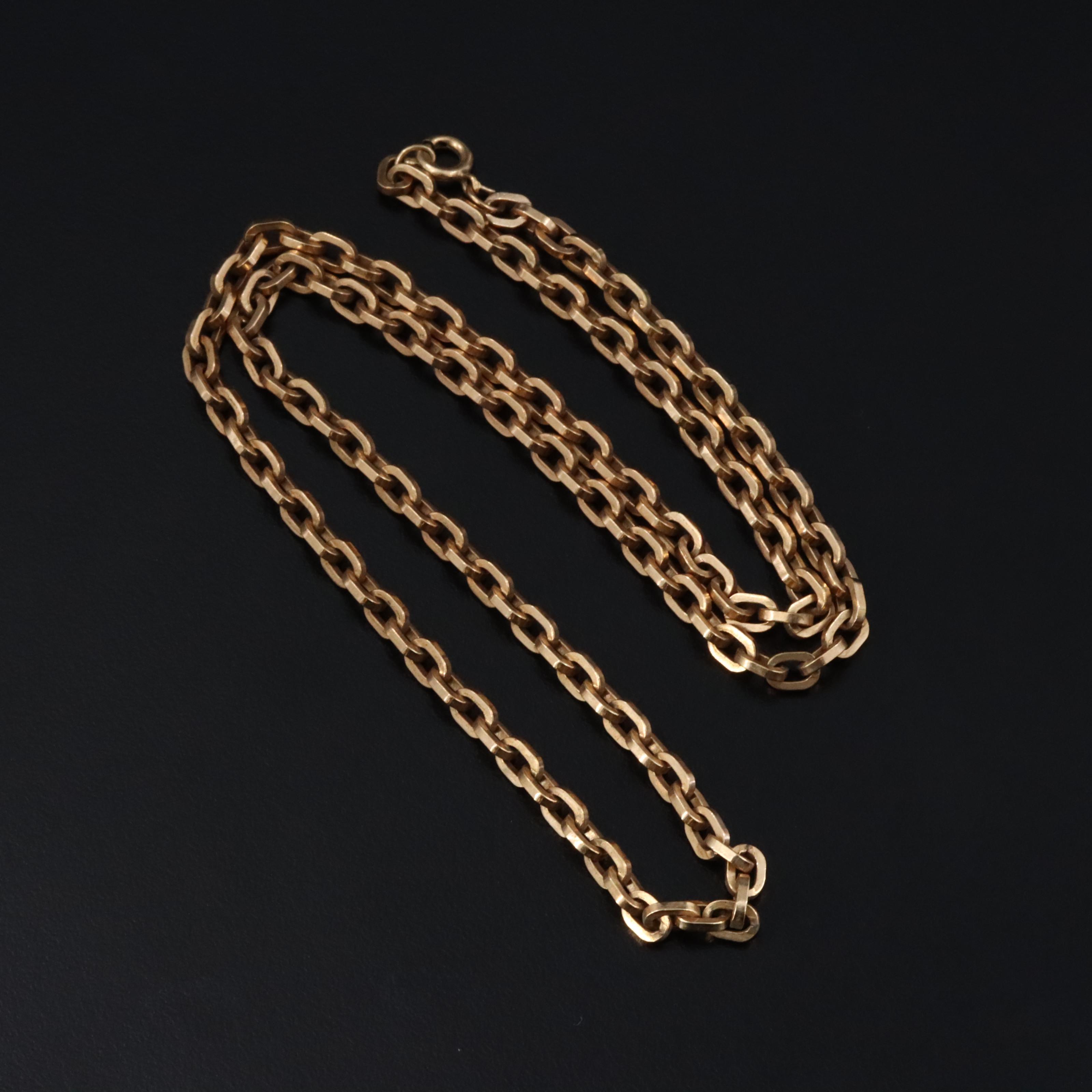Gold-Filled Cable Chain Necklace