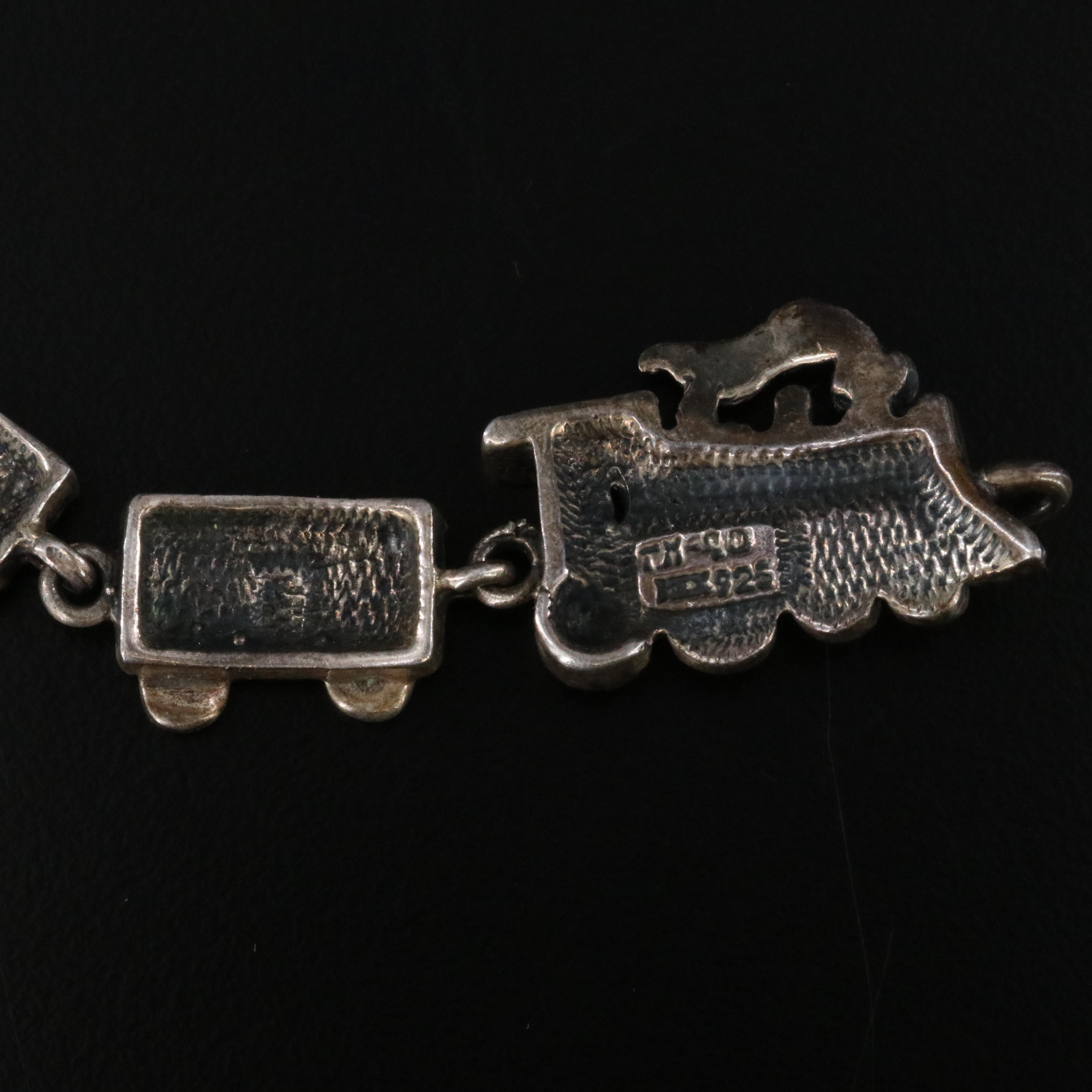 Sterling Train Bracelet