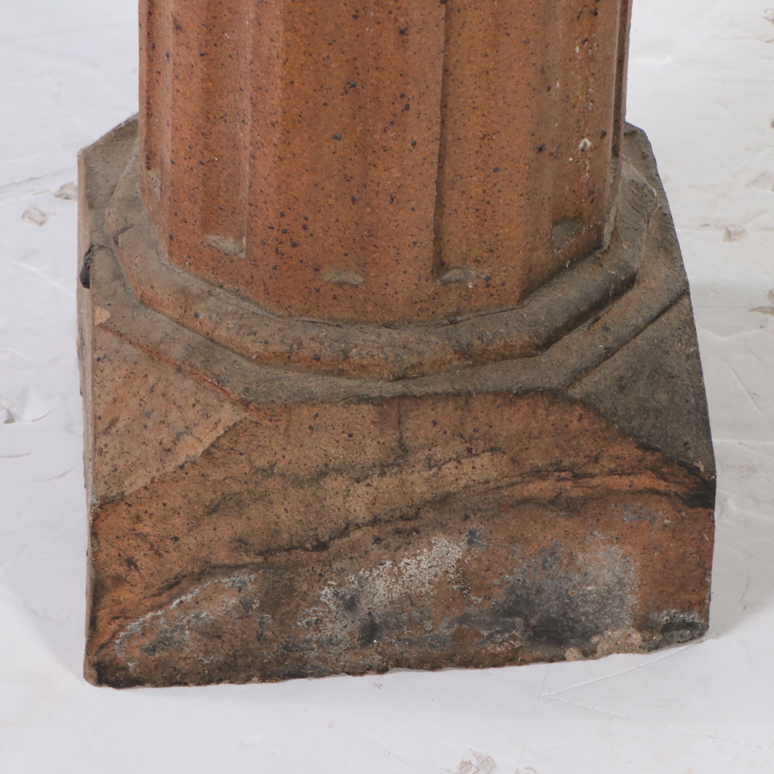 Victorian Terracotta Chimney Pot, Late 19th to Early 20th Century
