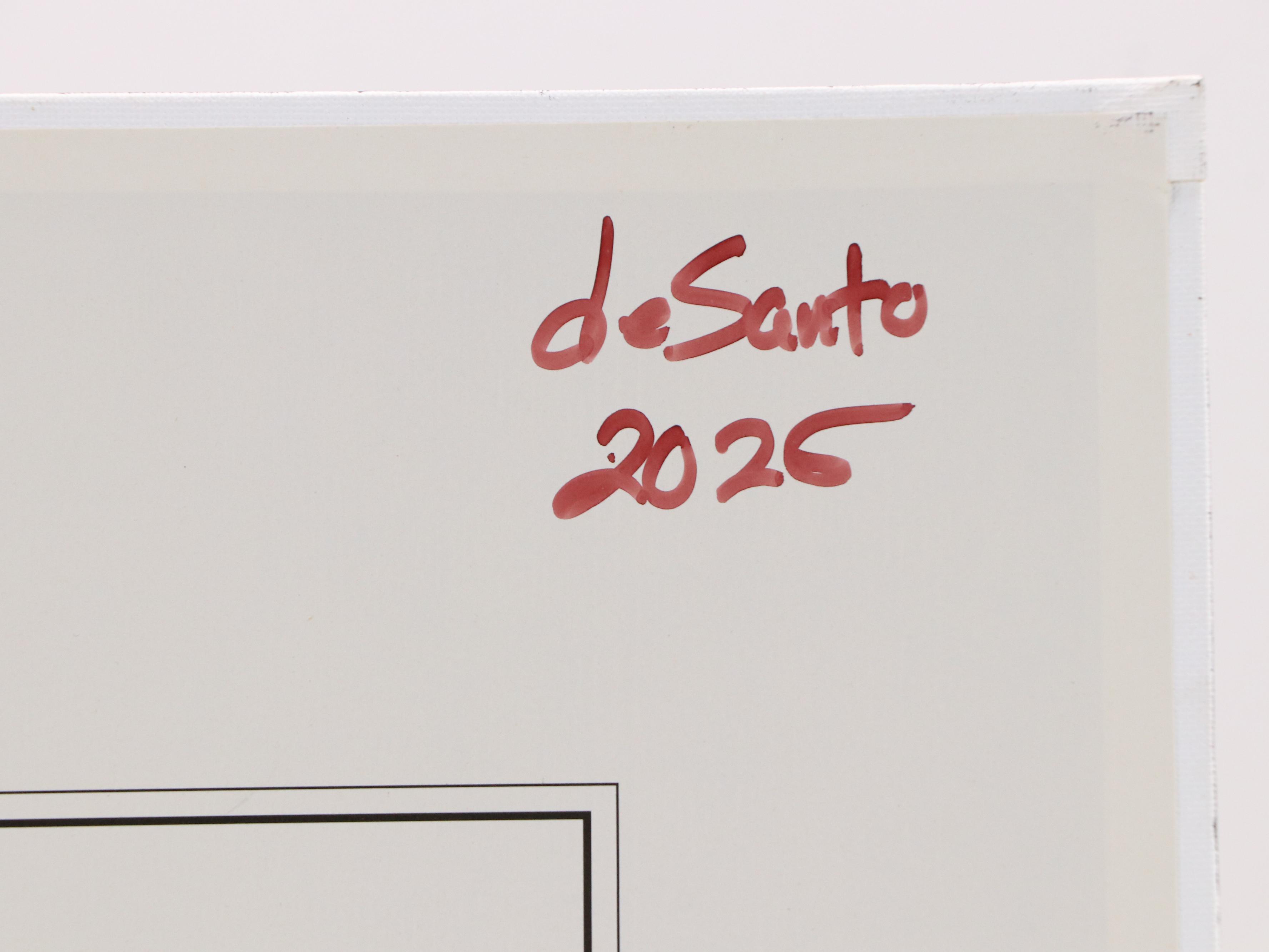 deSanto Stylized Figural Stylized Acrylic Painting, 2025