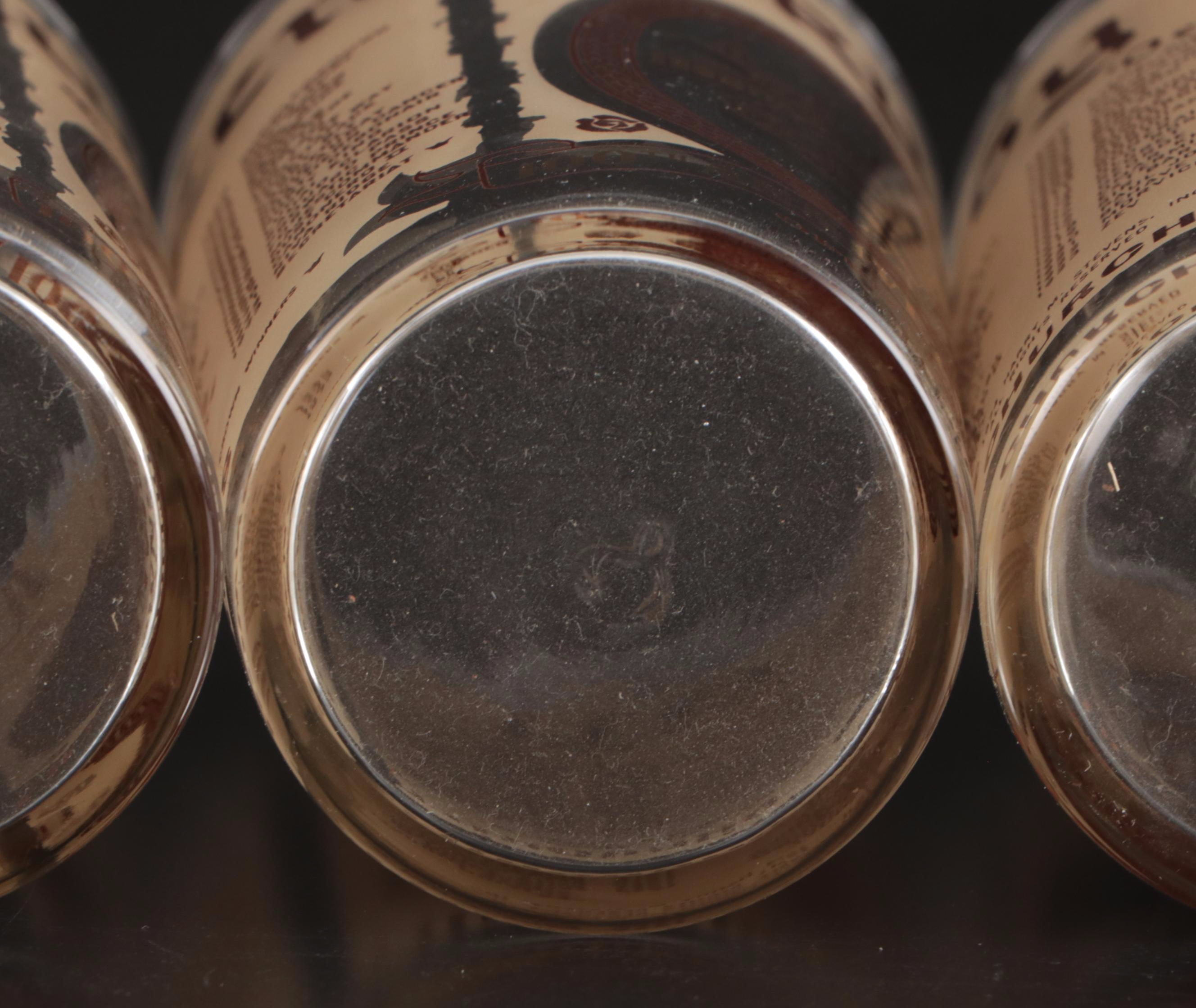 Kentucky Derby Libbey Glass Tumblers, Late 20th/Early 21st Century