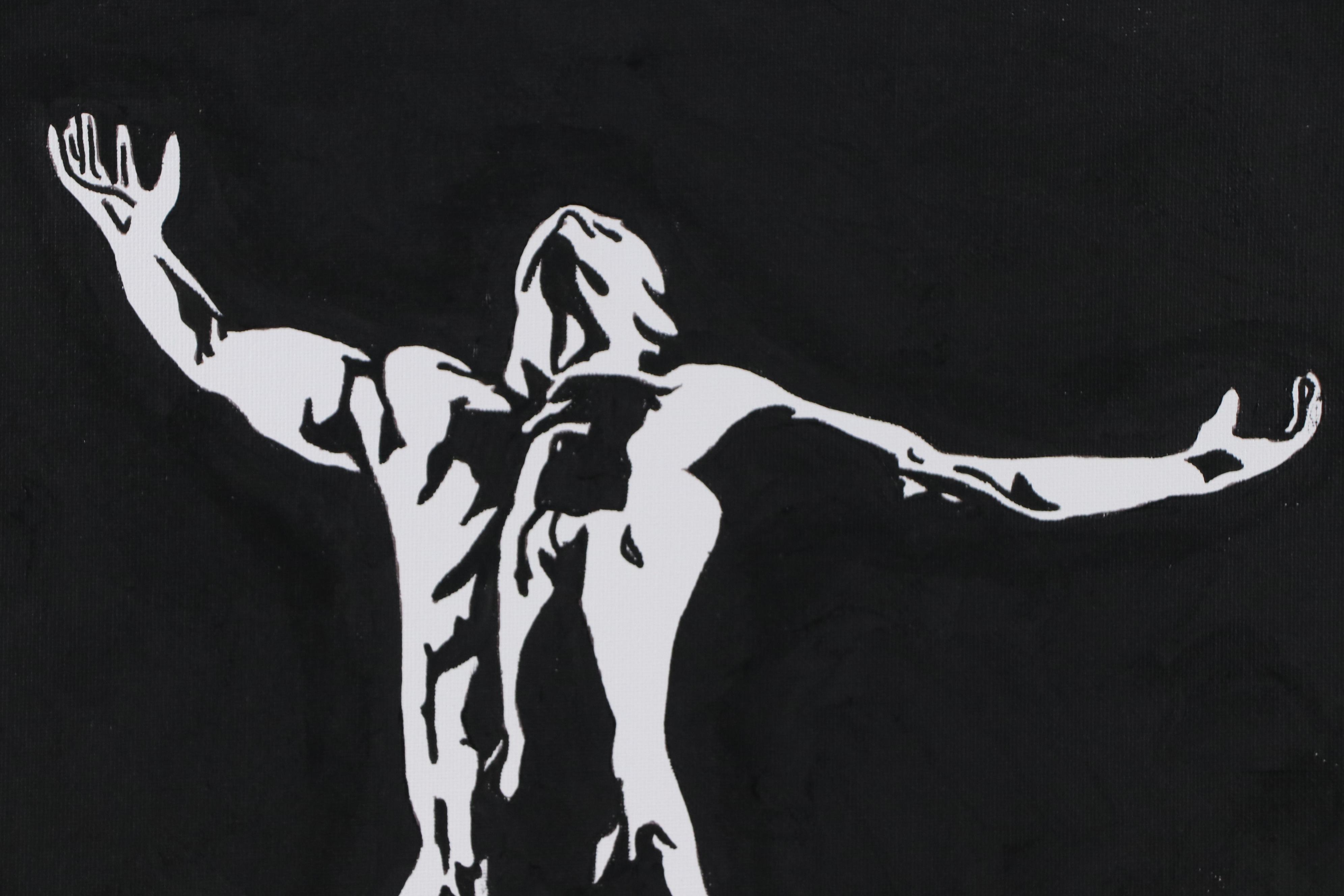 deSanto Figural Stylized Acrylic Paintings, 2025