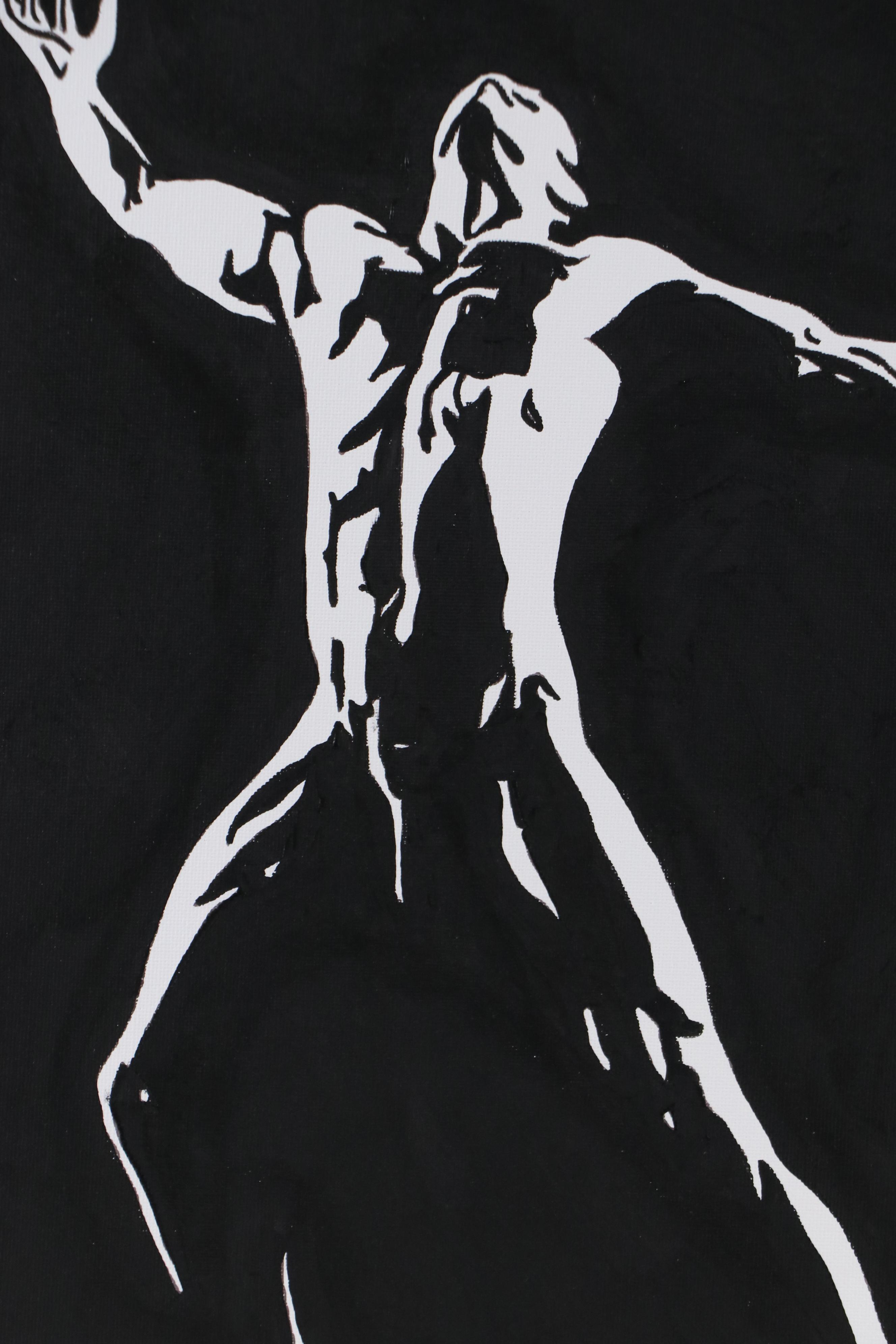 deSanto Figural Stylized Acrylic Paintings, 2025