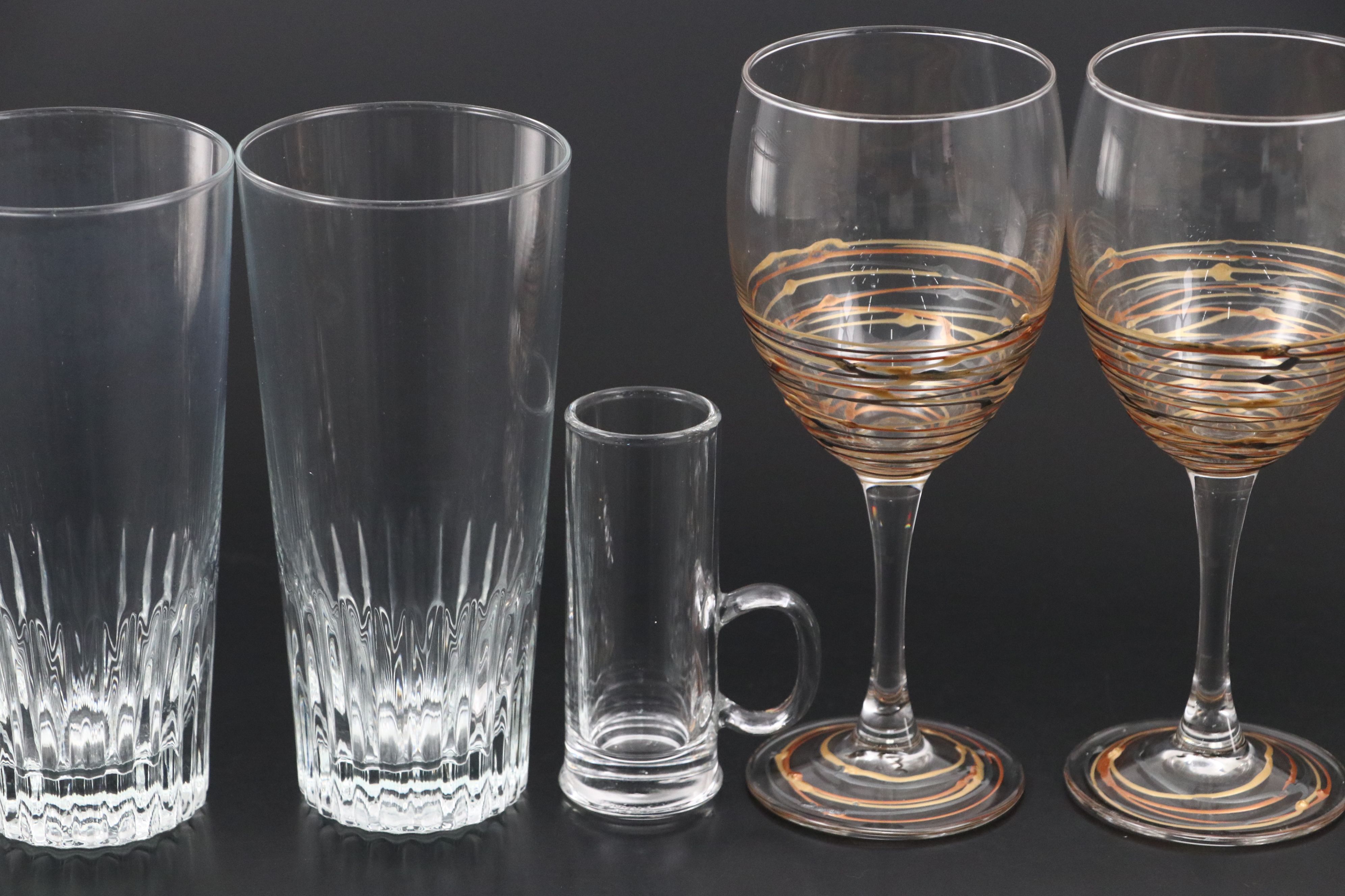 Godinger "Freedom" Crystal Ice Bucket with Gotham Sterling Vermouth Dispenser