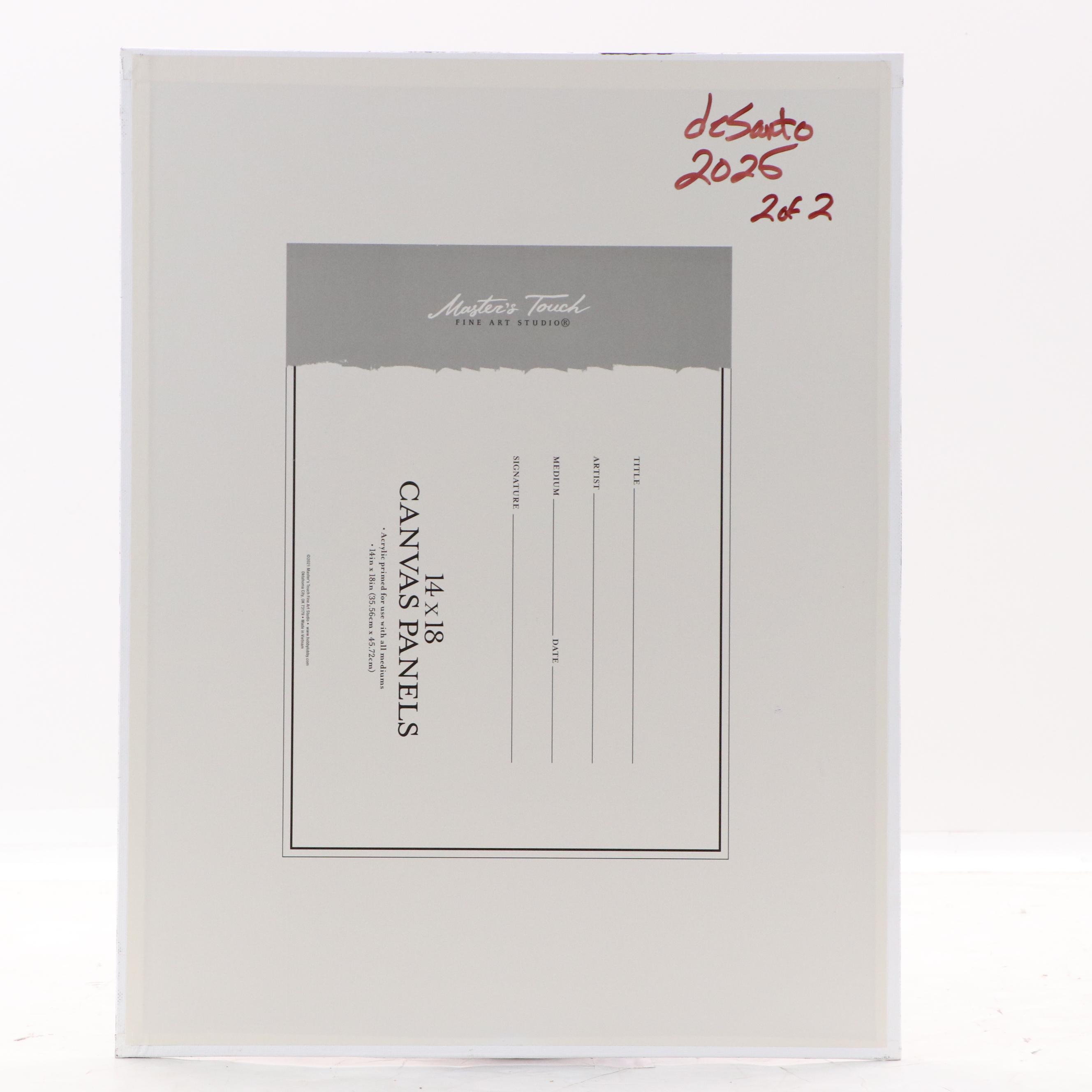 deSanto Figural Stylized Acrylic Paintings, 2025