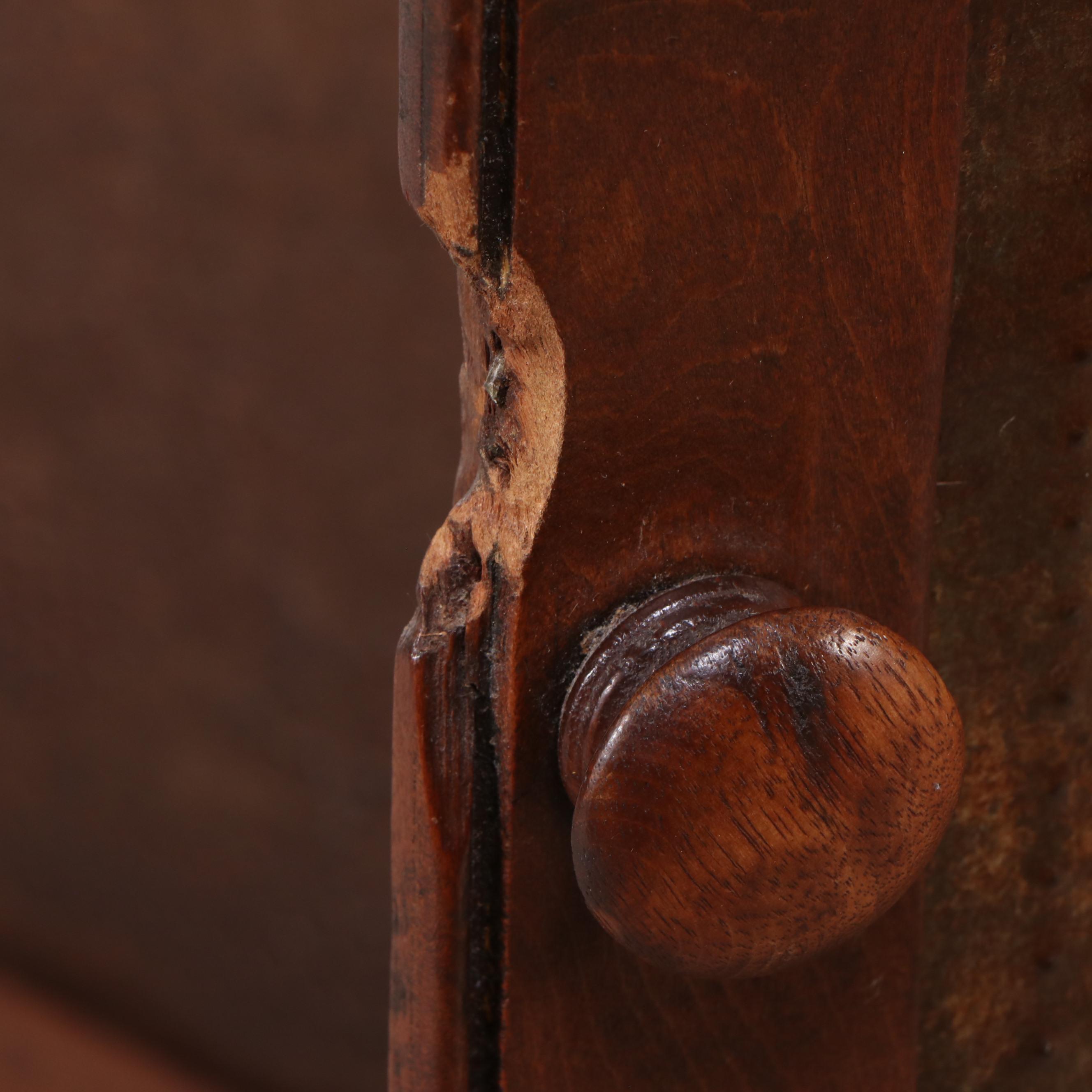 Arts & Crafts Style Food Safe with Punched-Tin Paneled Doors
