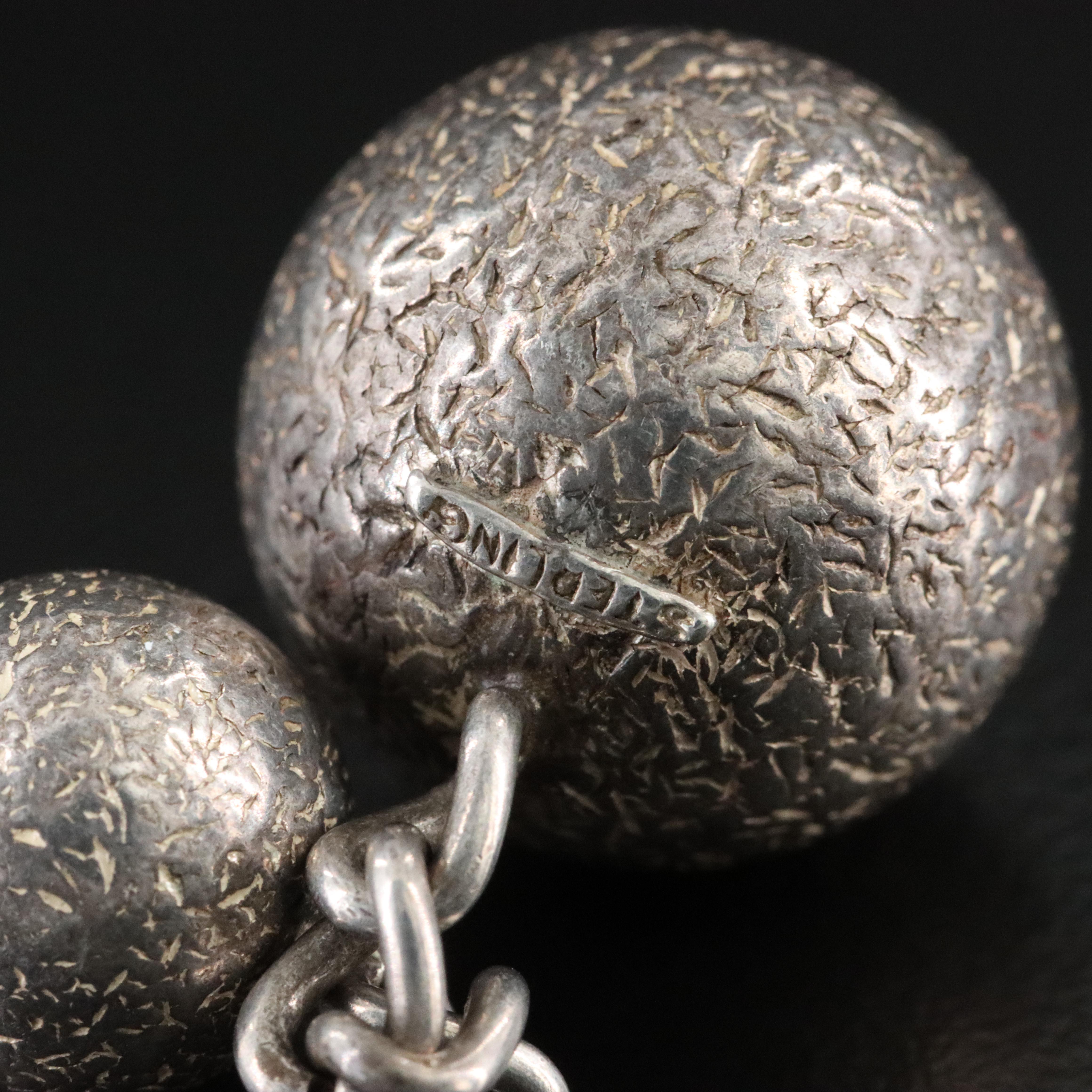 Sterling Textured Cufflinks