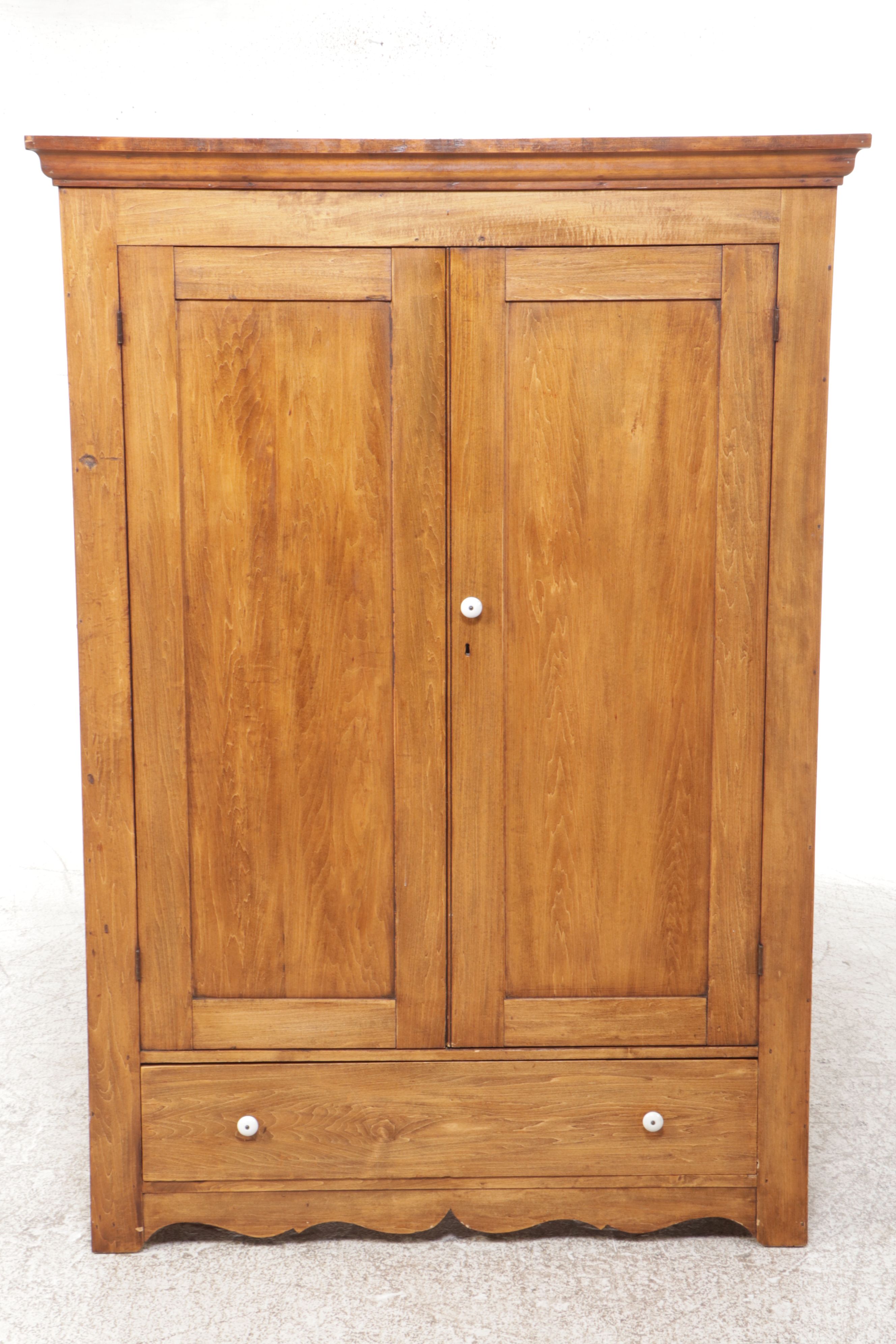American Rustic Pine Cabinet, Mid-20th Century
