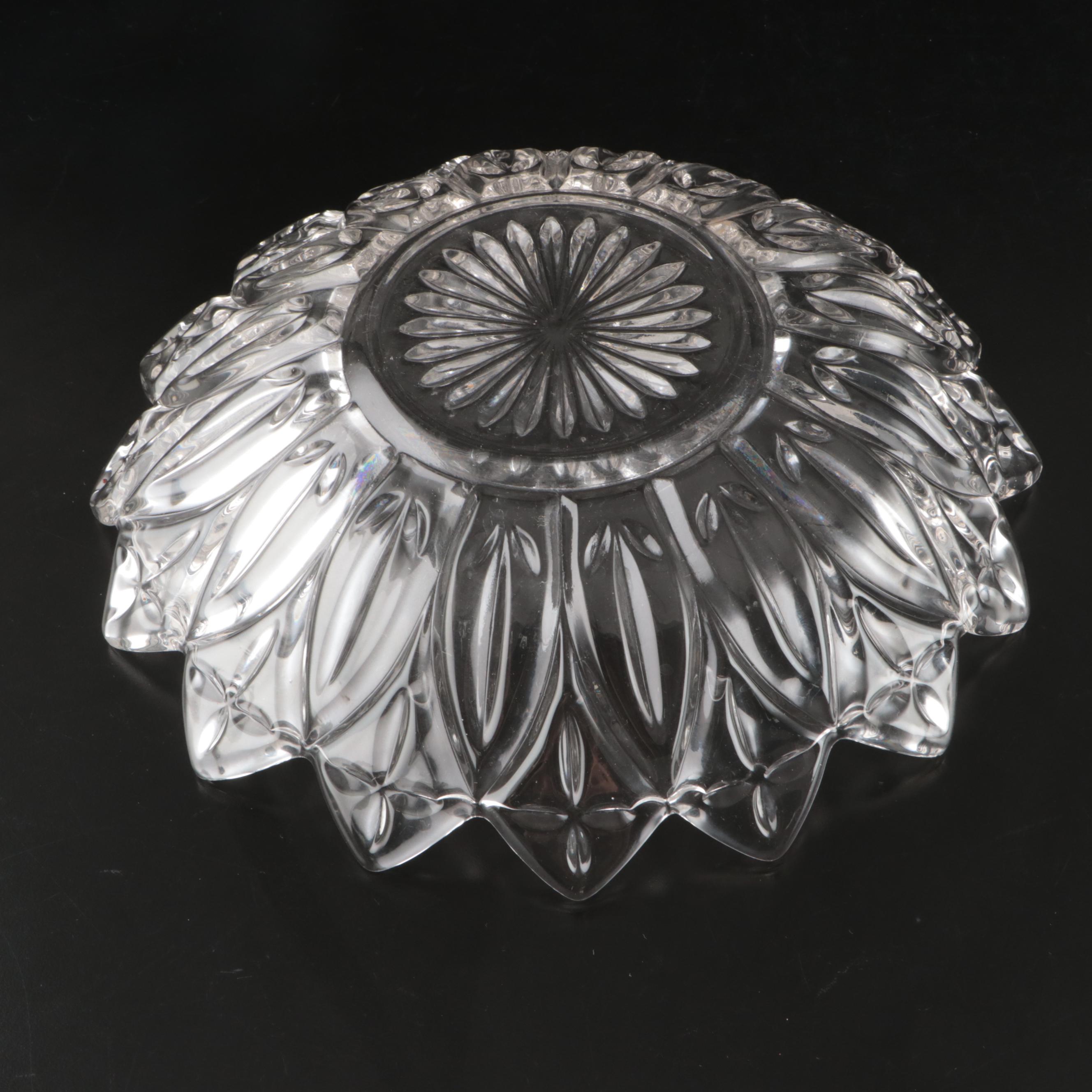 Glass Bowl with Enamel and Marble Decorative Eggs