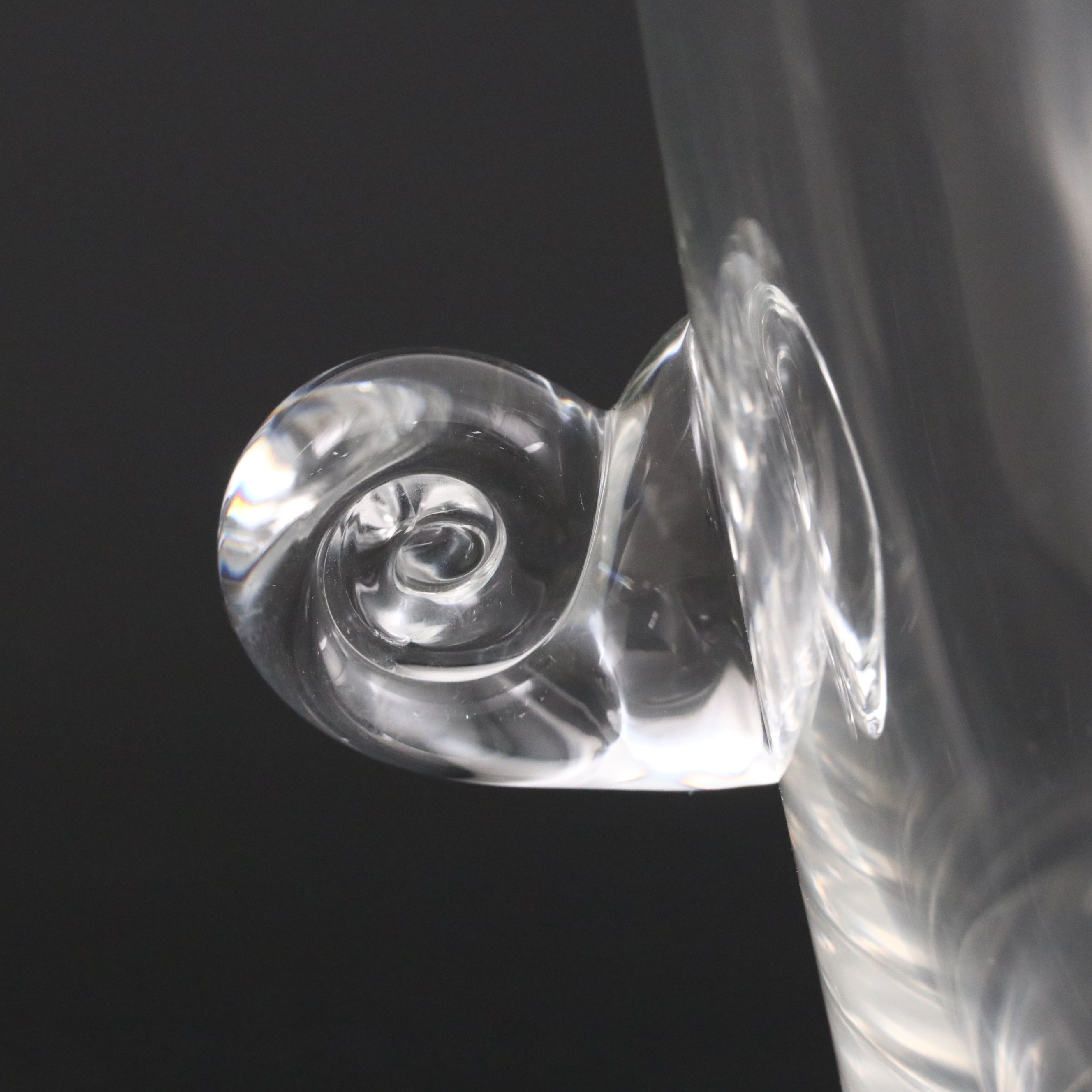 Tiffany & Co. Crystal Bucket with Engraved Monogram