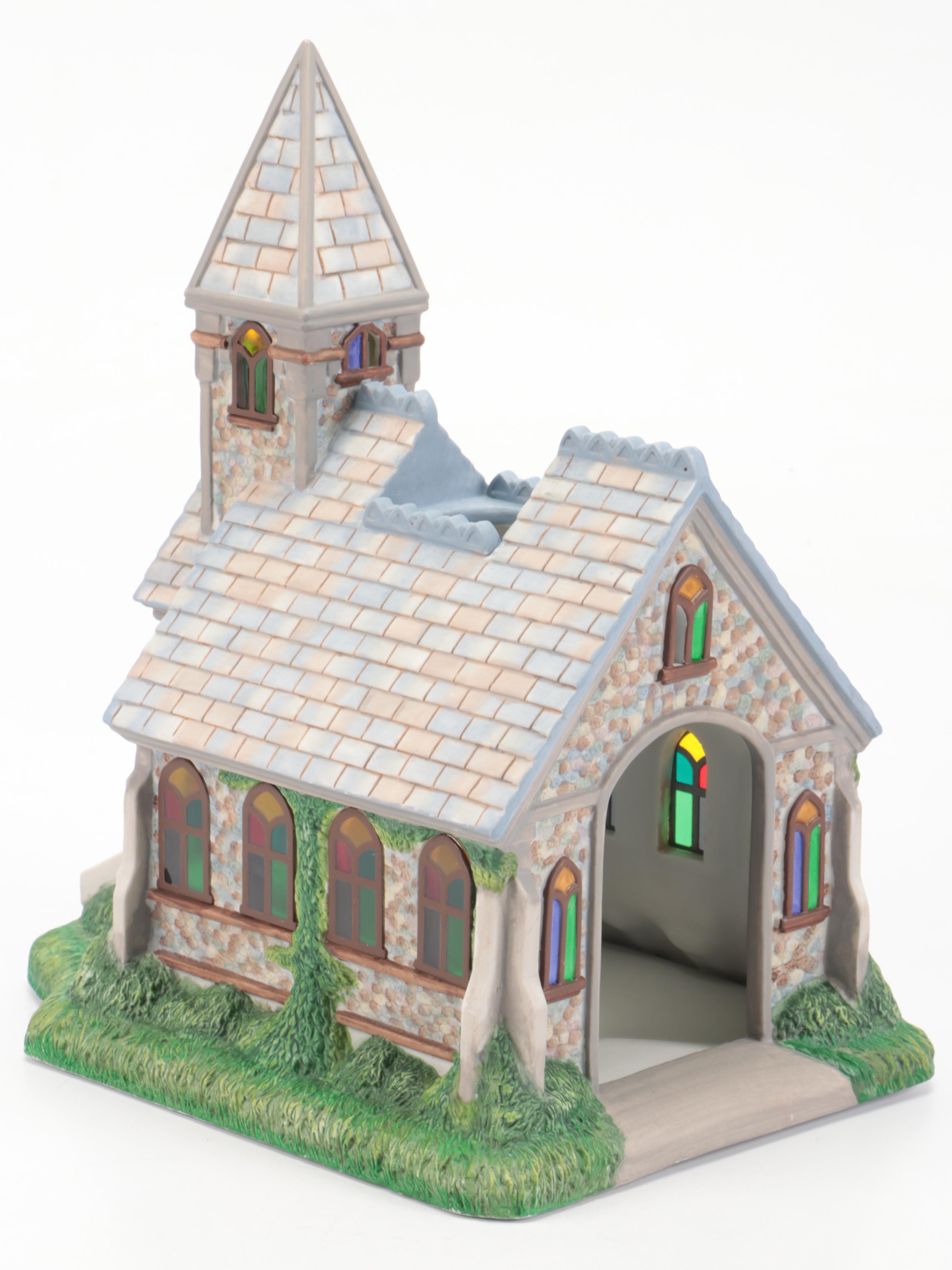 Lladró Porcelain Christmas Bells with More Tabletop Christmas Décor