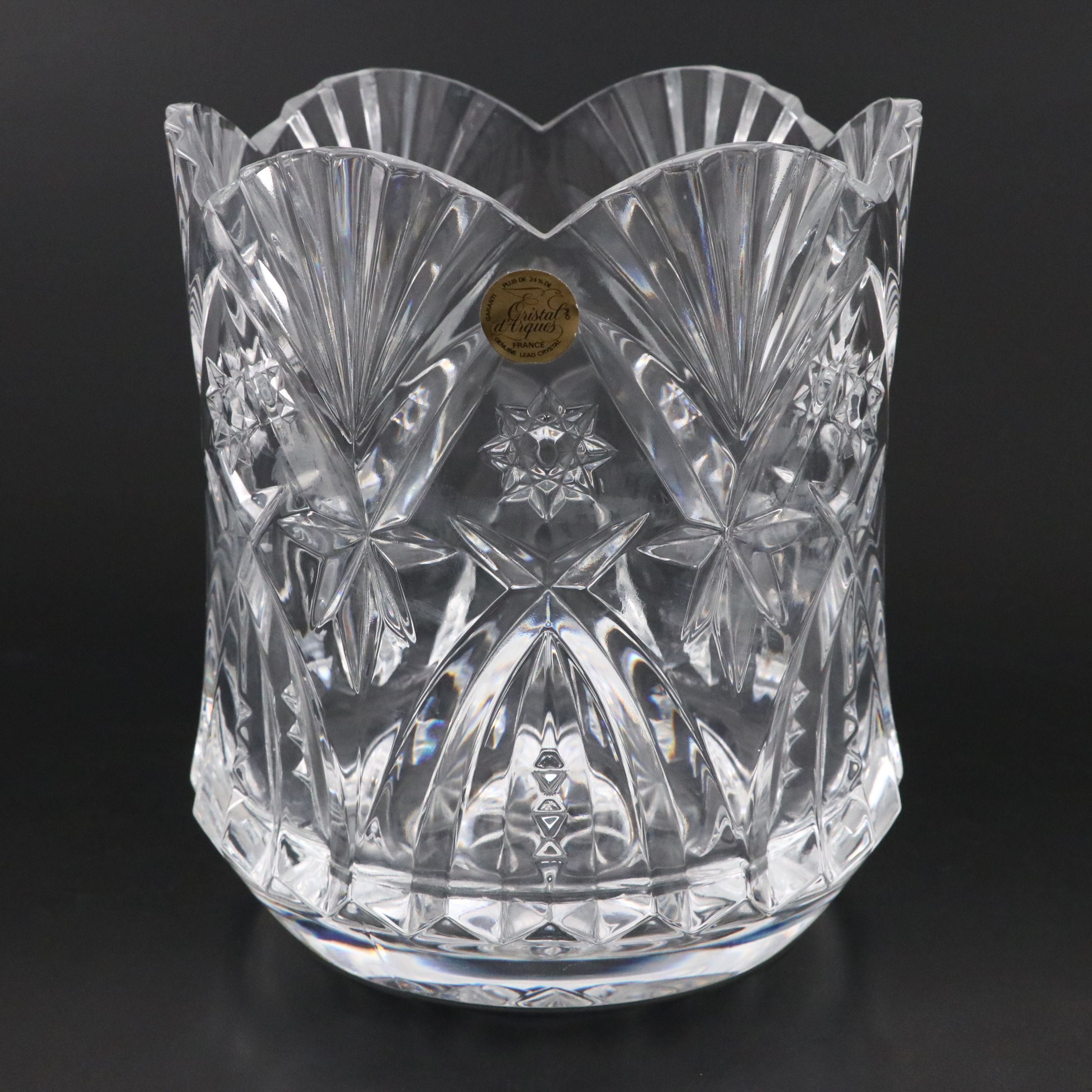Cristal d'Arques Crystal Vase