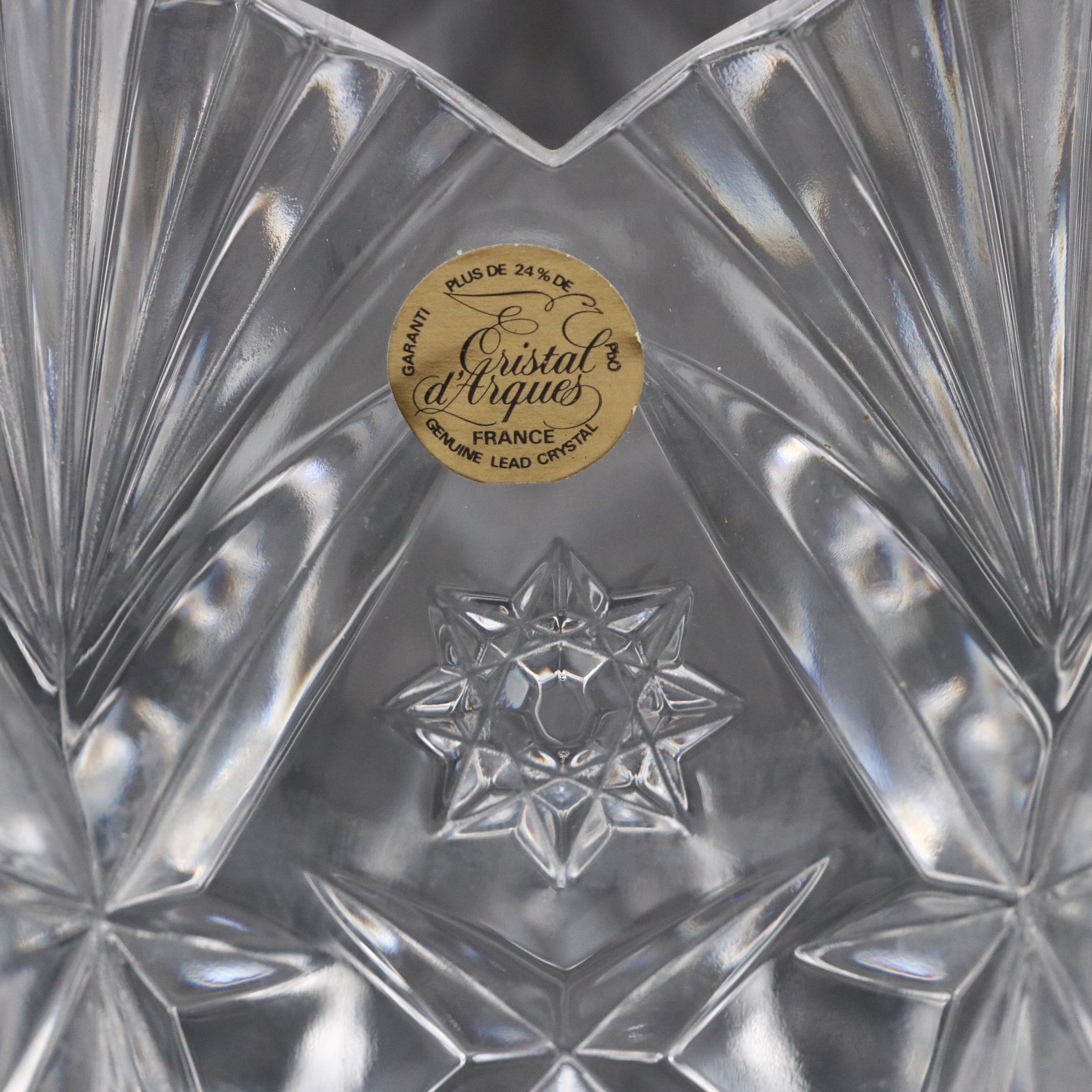 Cristal d'Arques Crystal Vase