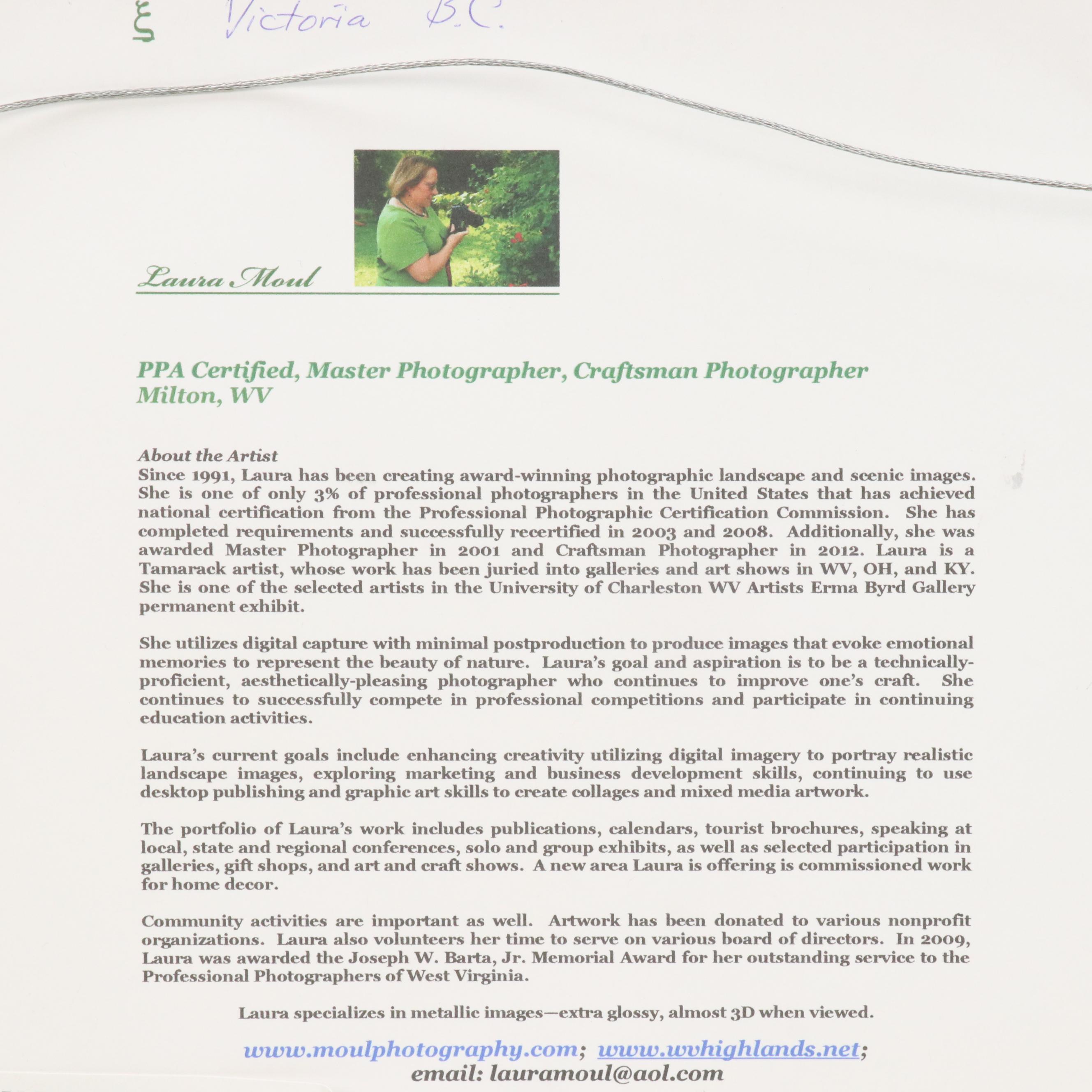 Laura Moul Digital Print "Victoria BC," 21st Century