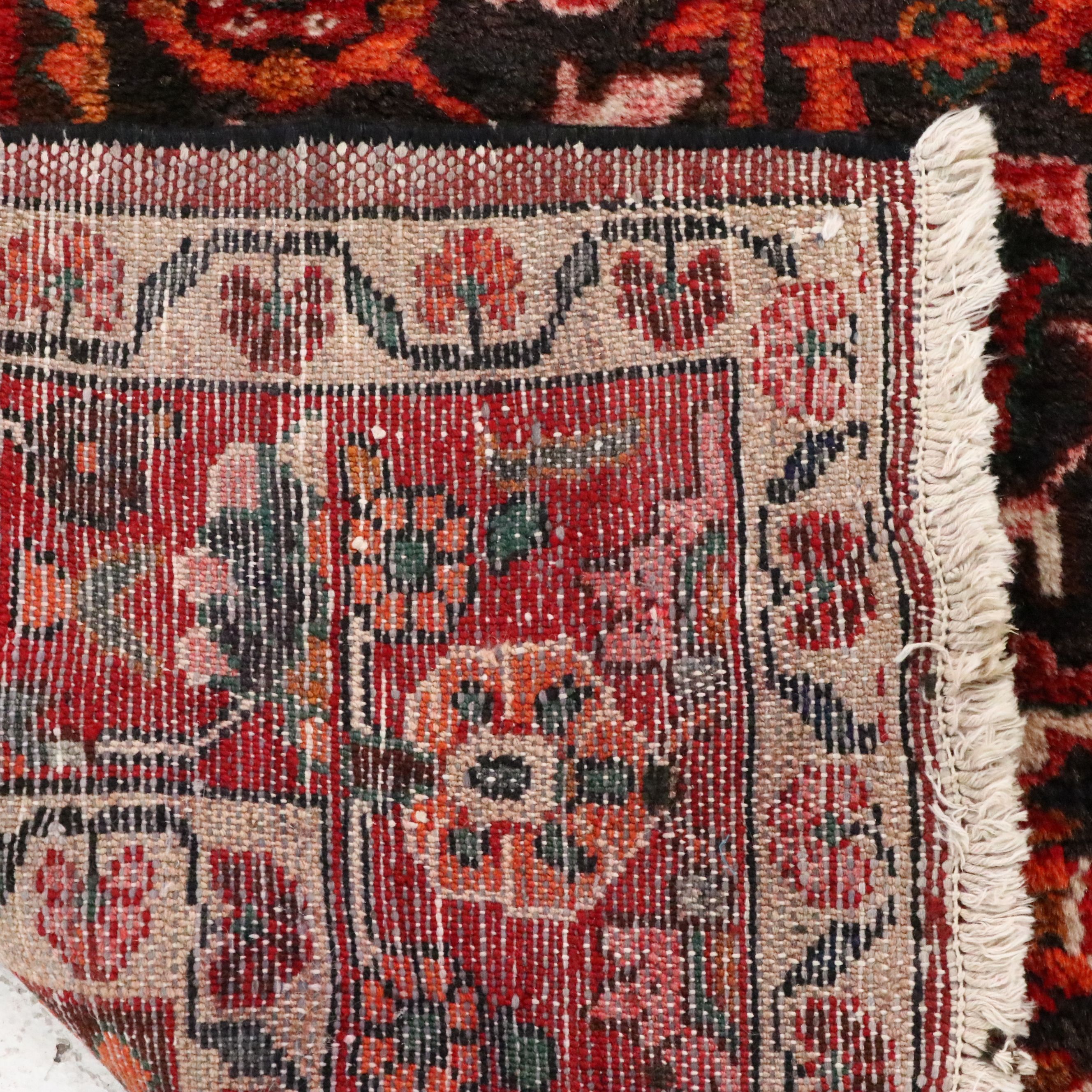 5'3 x 7'3 Hand-Knotted Persian Hamadan Area Rug