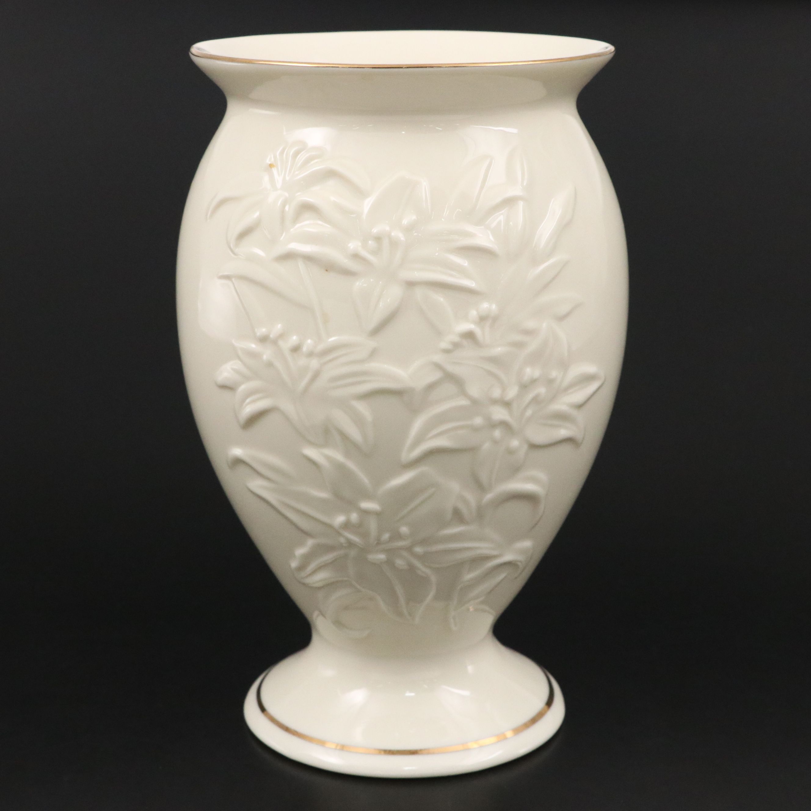 Lenox "Tiger Lily" Porcelain Vase, 1980s