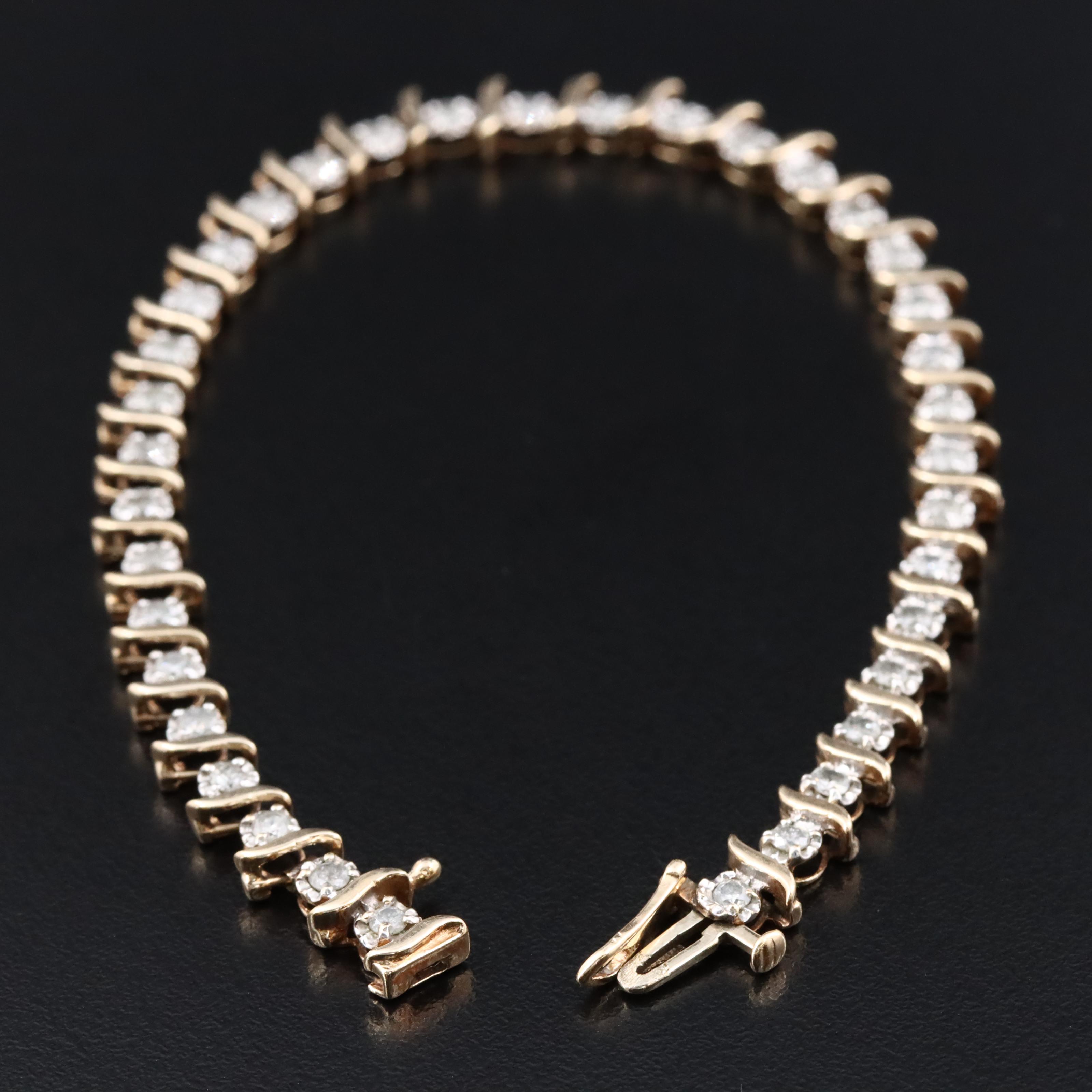 10K 1.55 CTW Diamond Bracelet