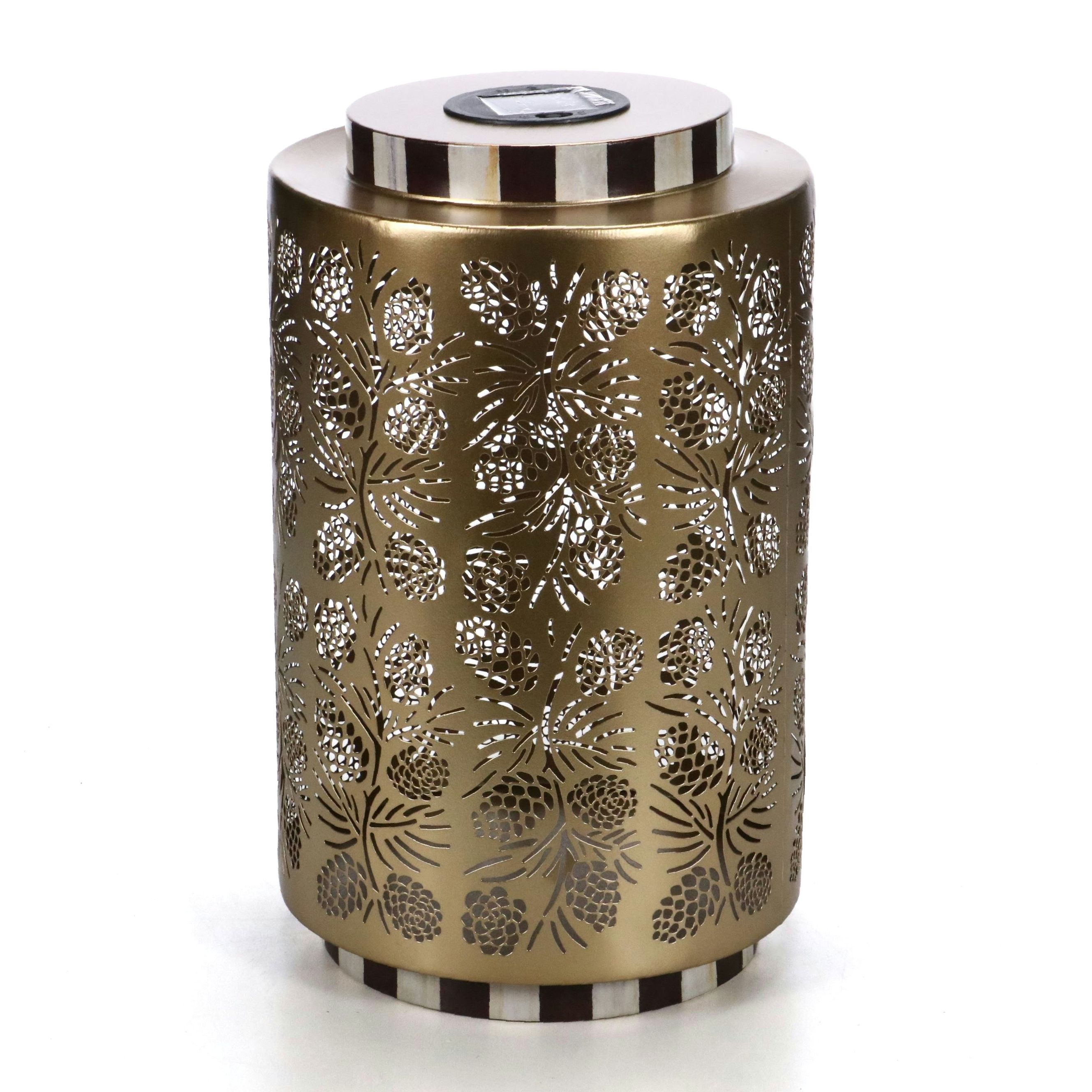 MacKenzie-Childs Pinecone Solar Lantern