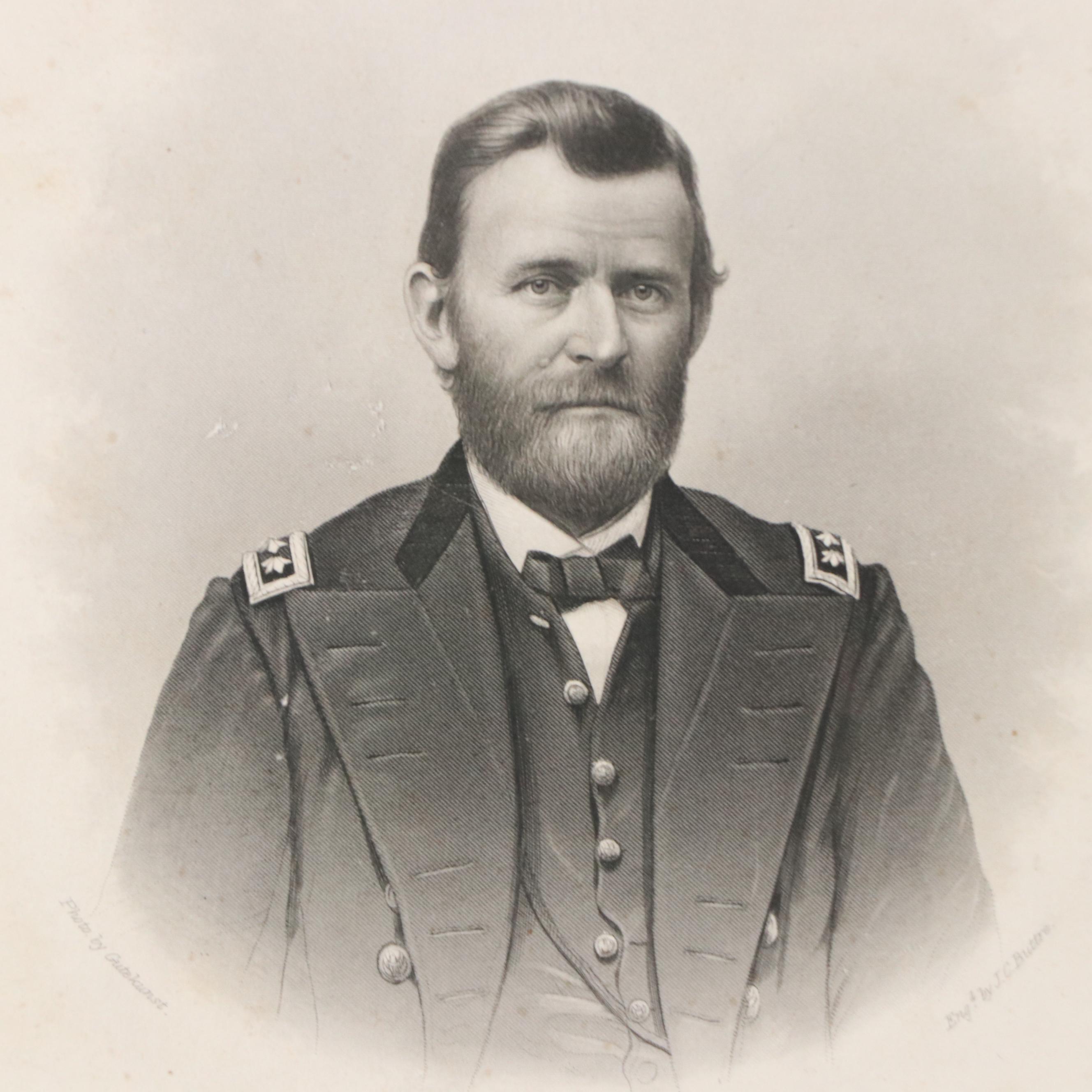 J.C Buttre Engraving of Ulysses S. Grant After Frederick Gutekunst