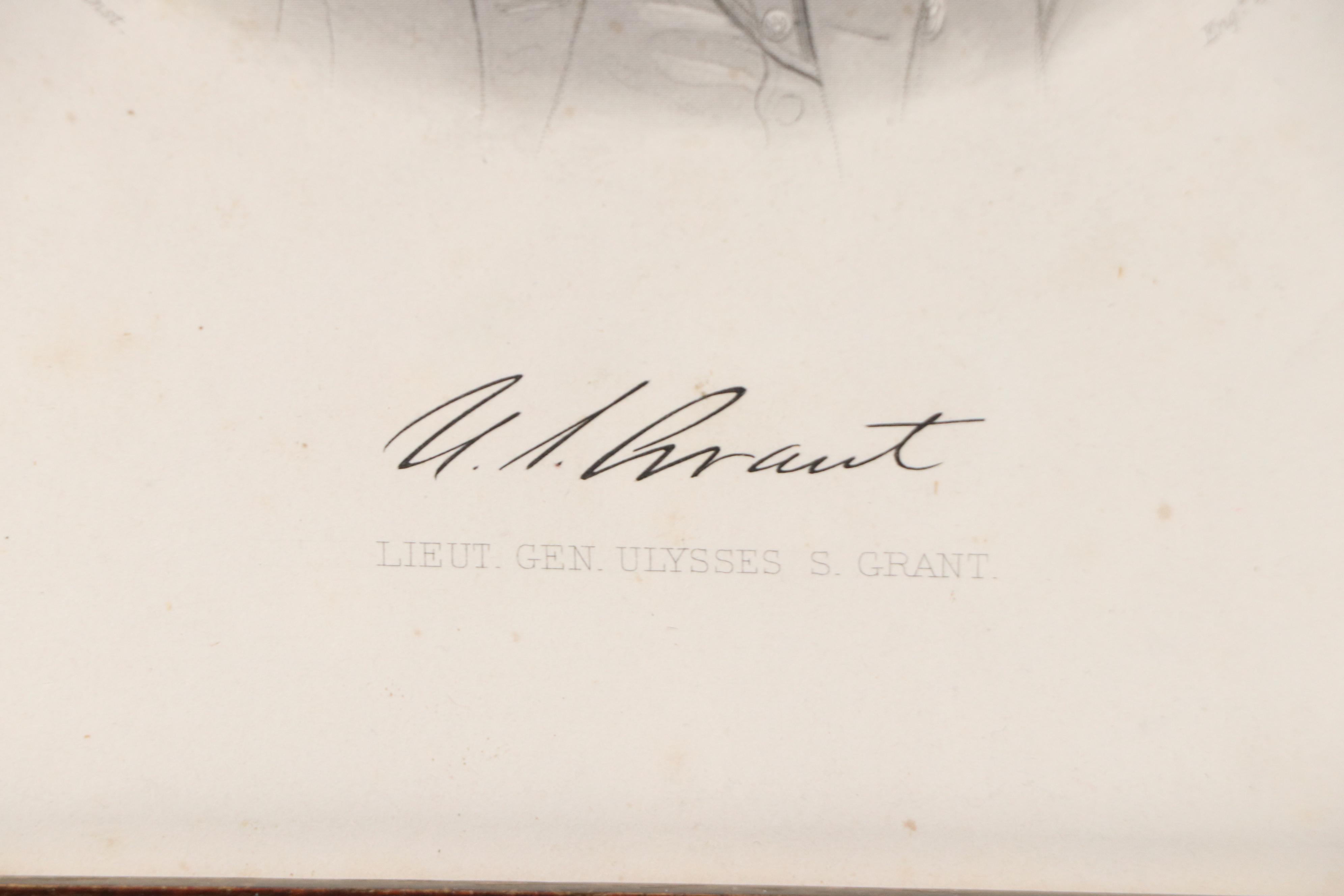 J.C Buttre Engraving of Ulysses S. Grant After Frederick Gutekunst