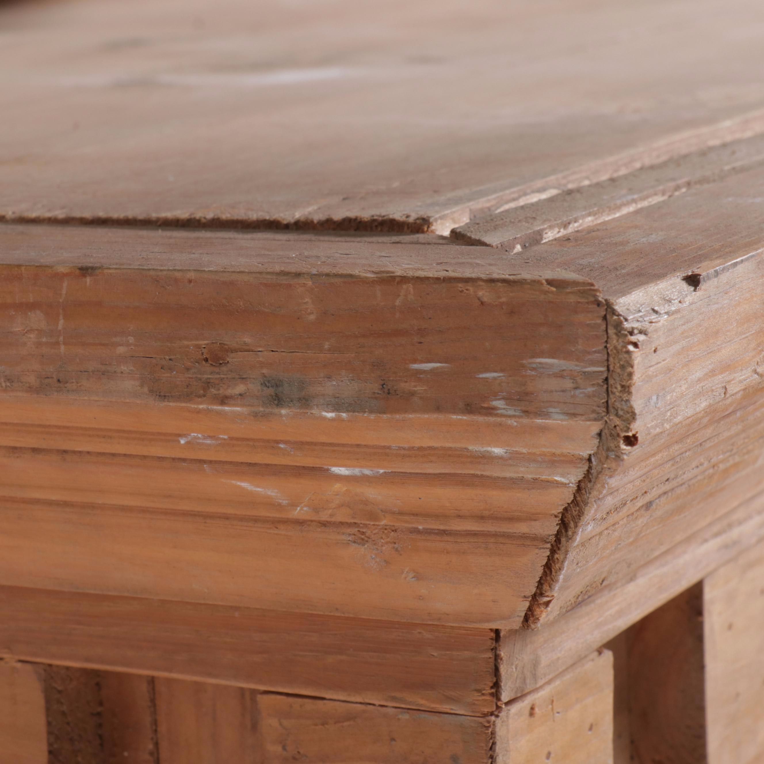 Arts & Crafts Style Pine Paneled Armoire