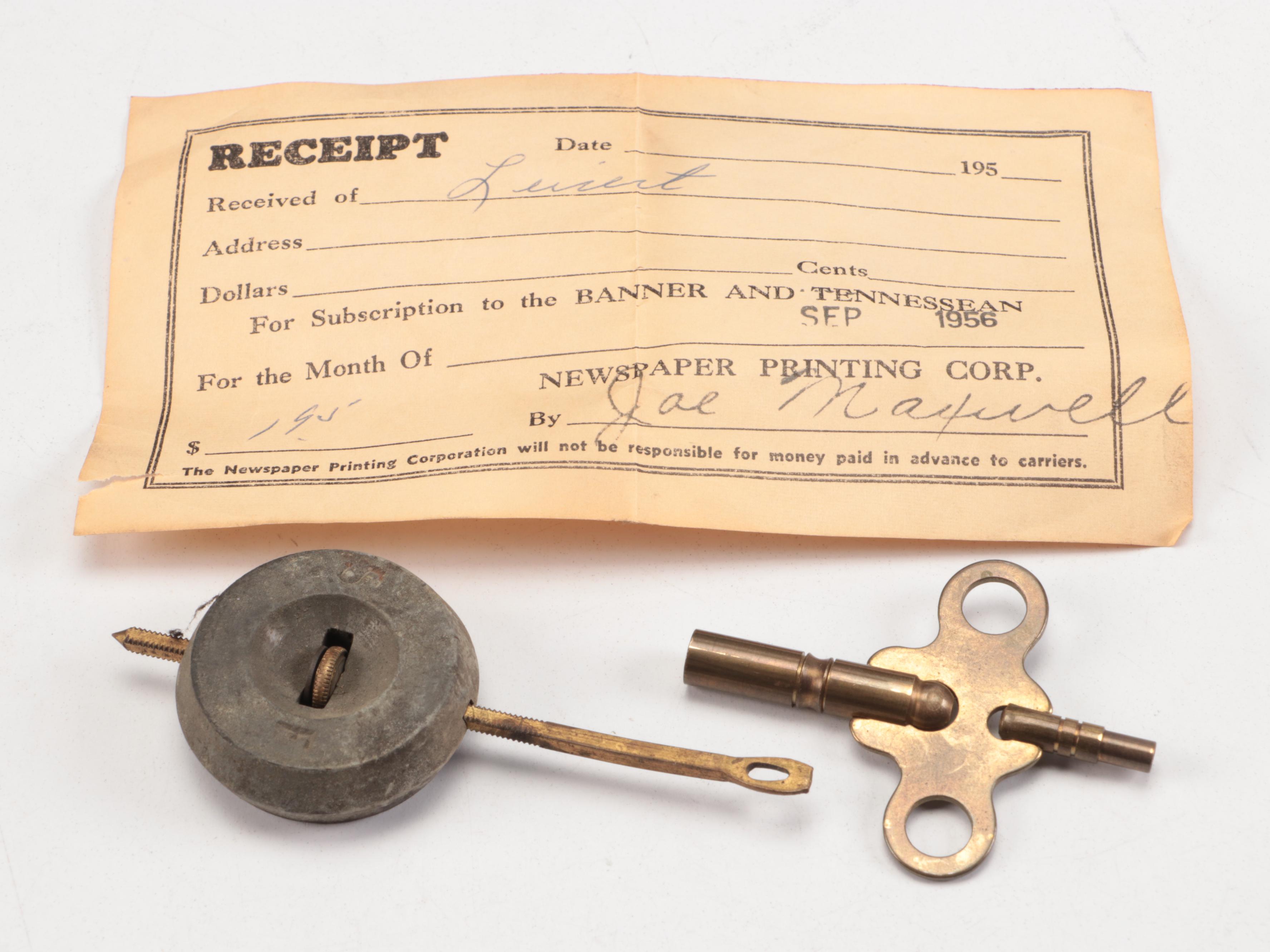 Ansonia Black Marble Mantel Clock