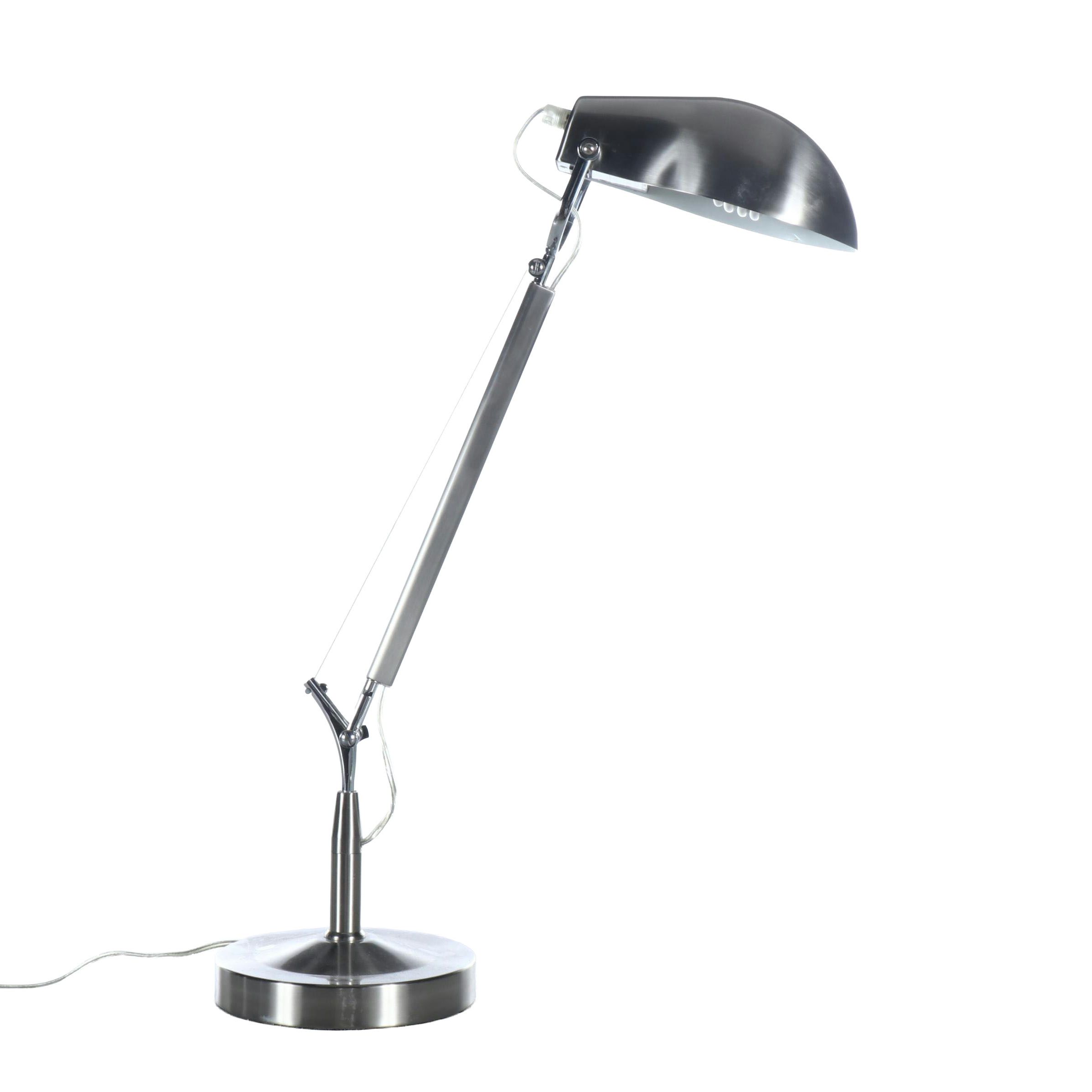 Genesis Lite Corp. Brush Nickel Tension Desk Lamp, 2007