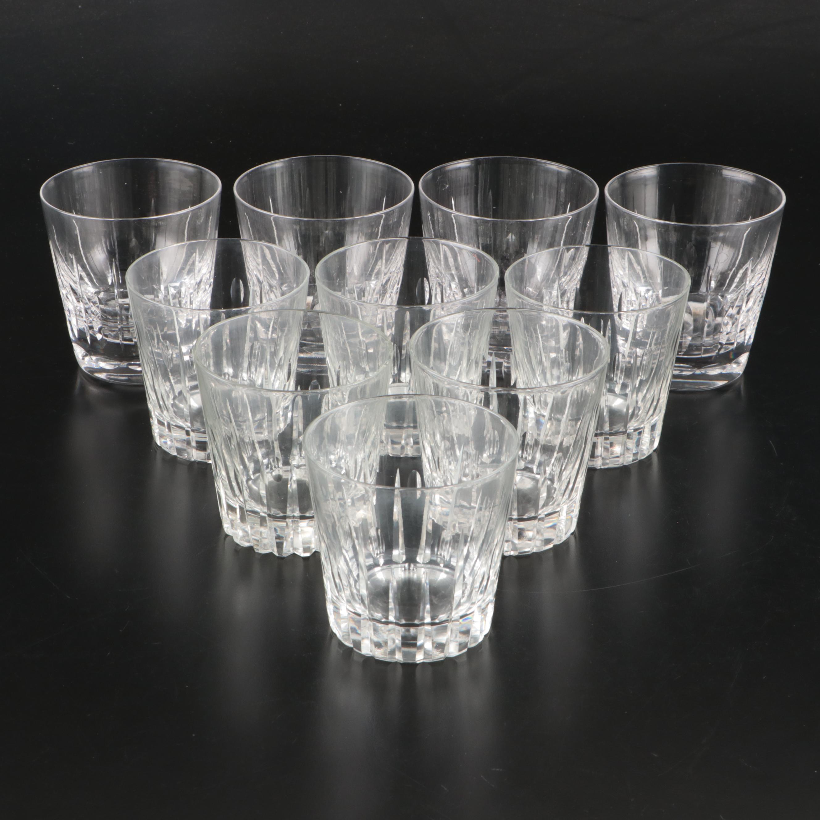 Stuart "Hampshire" and Other Crystal Old Fashioned Glasses, Mid to Late 20th C.