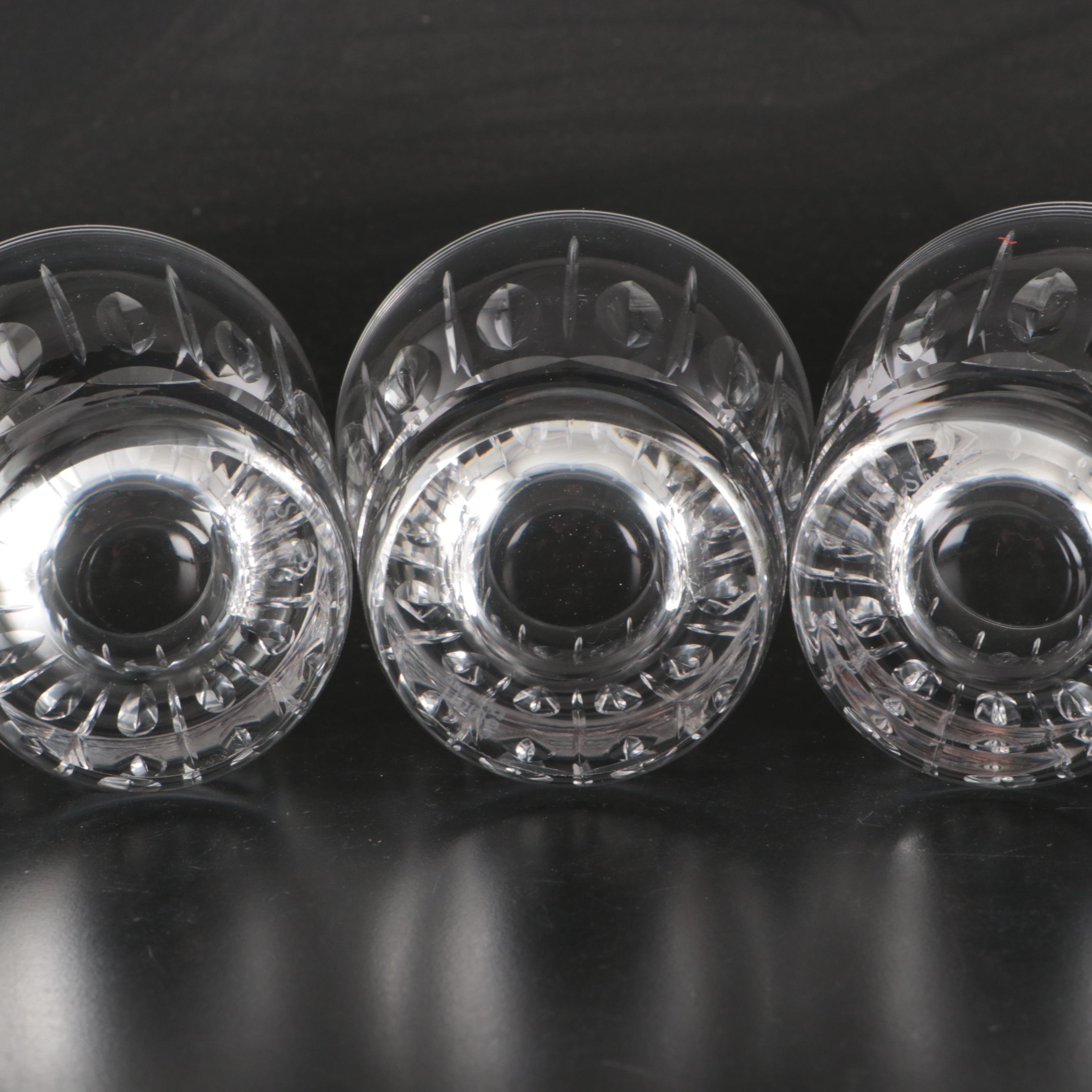 Stuart "Hampshire" and Other Crystal Old Fashioned Glasses, Mid to Late 20th C.