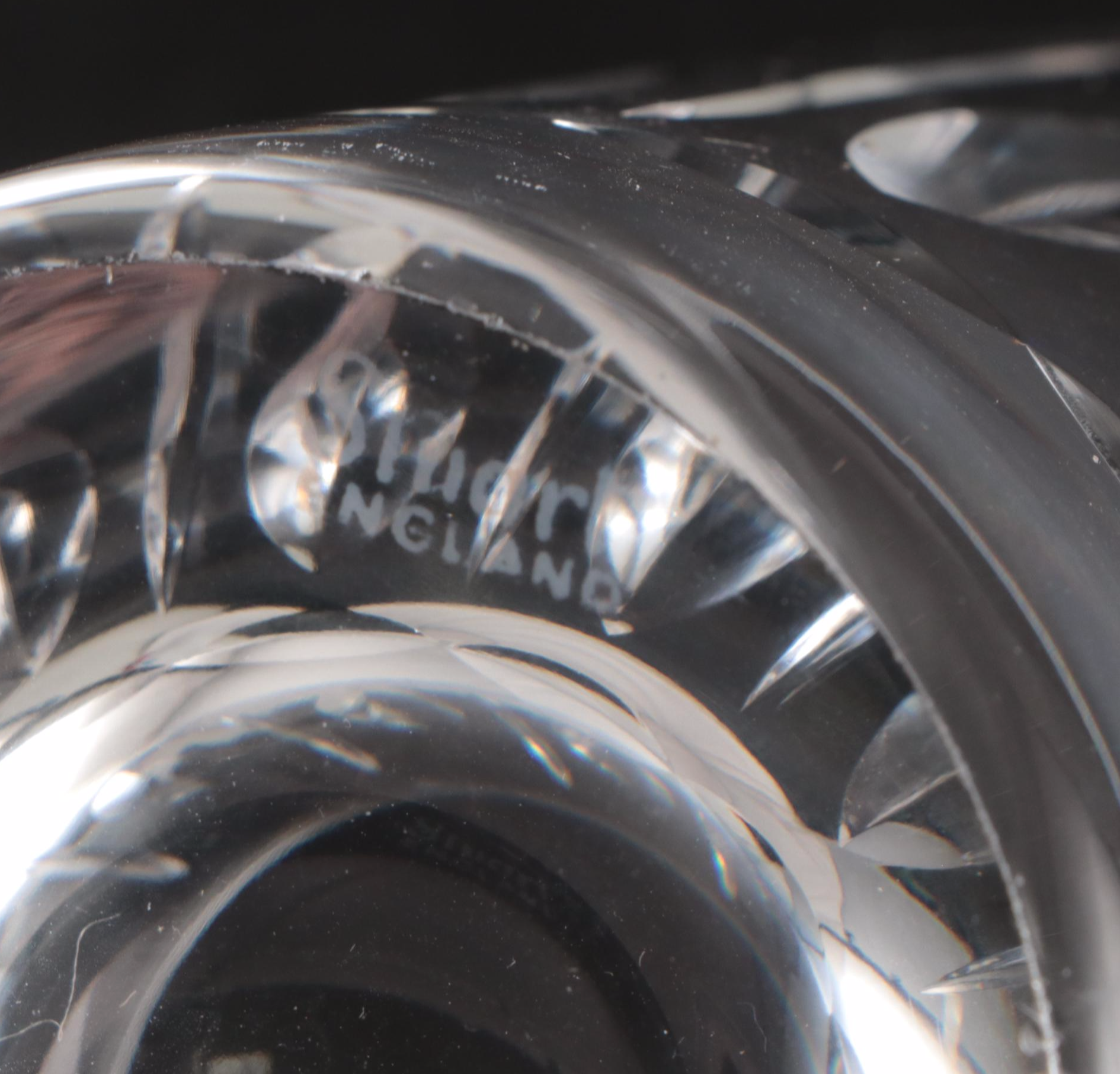 Stuart "Hampshire" and Other Crystal Old Fashioned Glasses, Mid to Late 20th C.