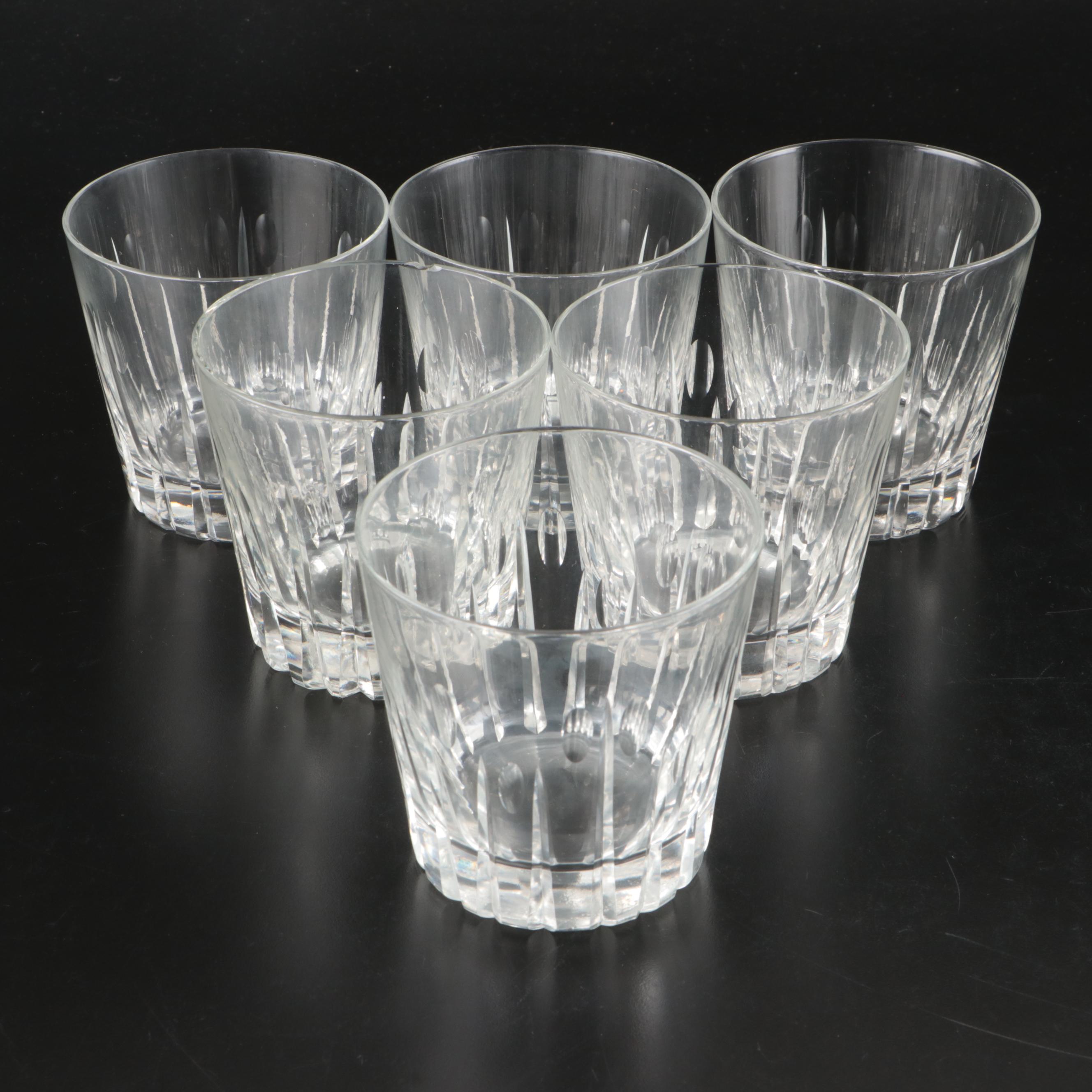 Stuart "Hampshire" and Other Crystal Old Fashioned Glasses, Mid to Late 20th C.
