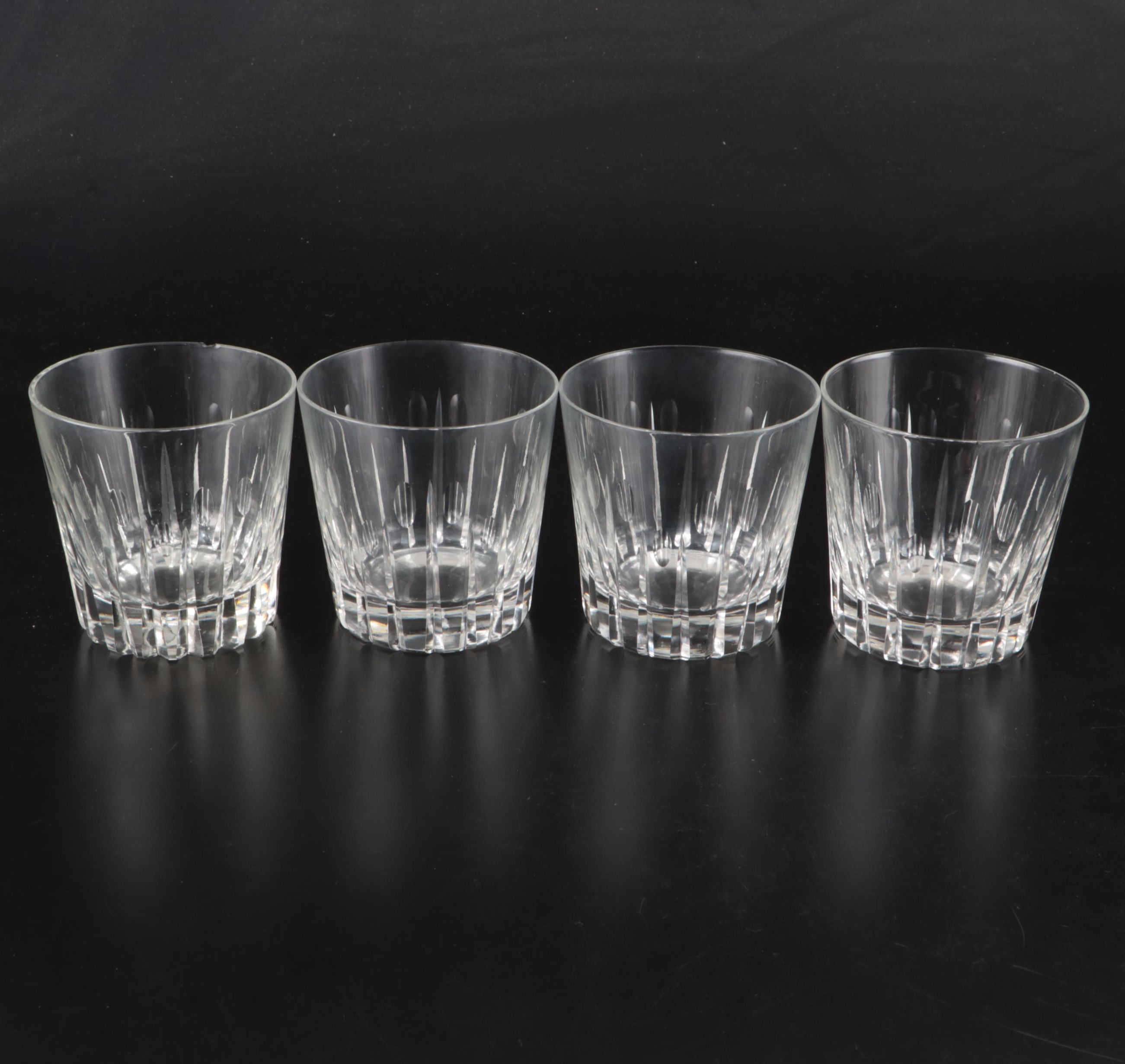 Stuart "Hampshire" and Other Crystal Old Fashioned Glasses, Mid to Late 20th C.