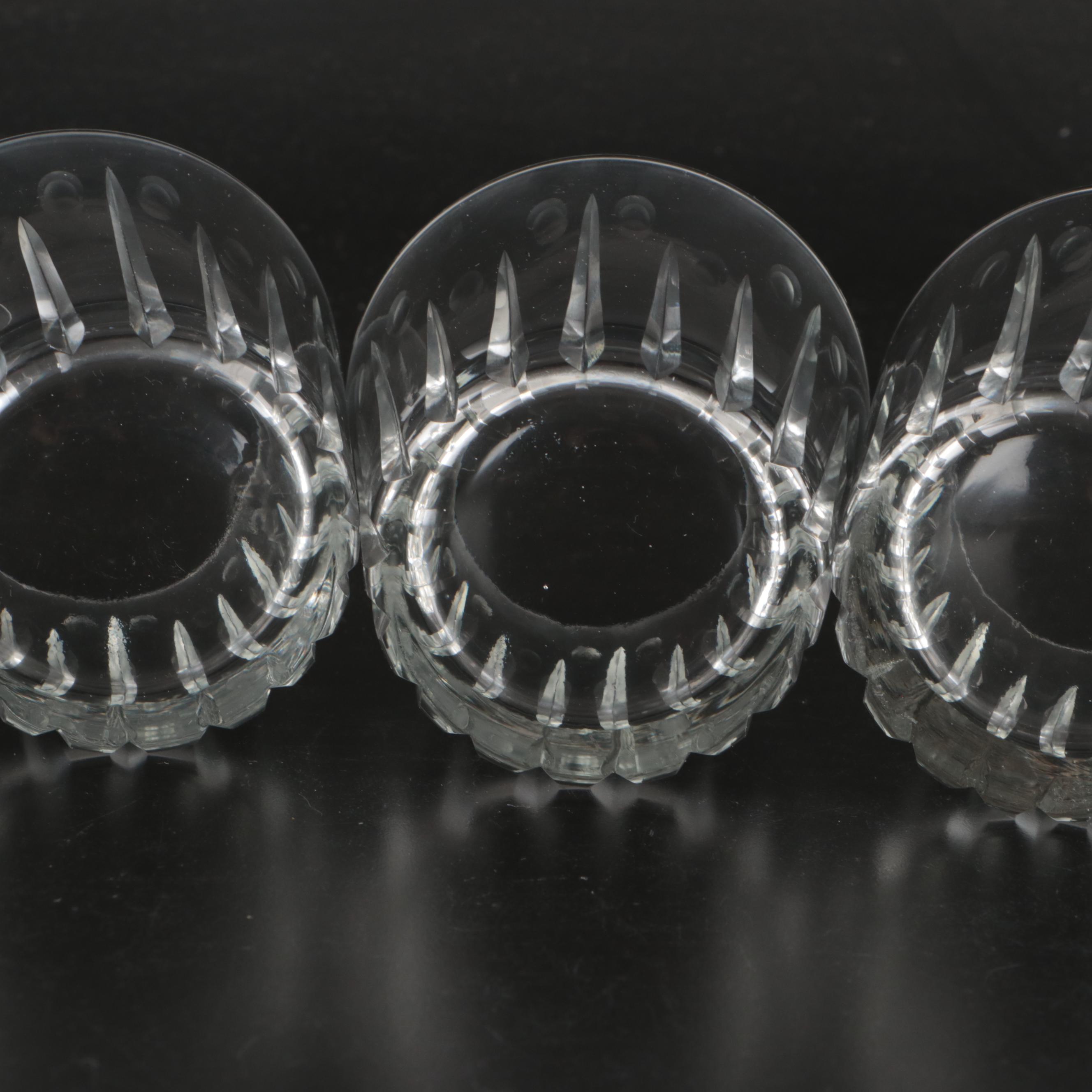 Stuart "Hampshire" and Other Crystal Old Fashioned Glasses, Mid to Late 20th C.