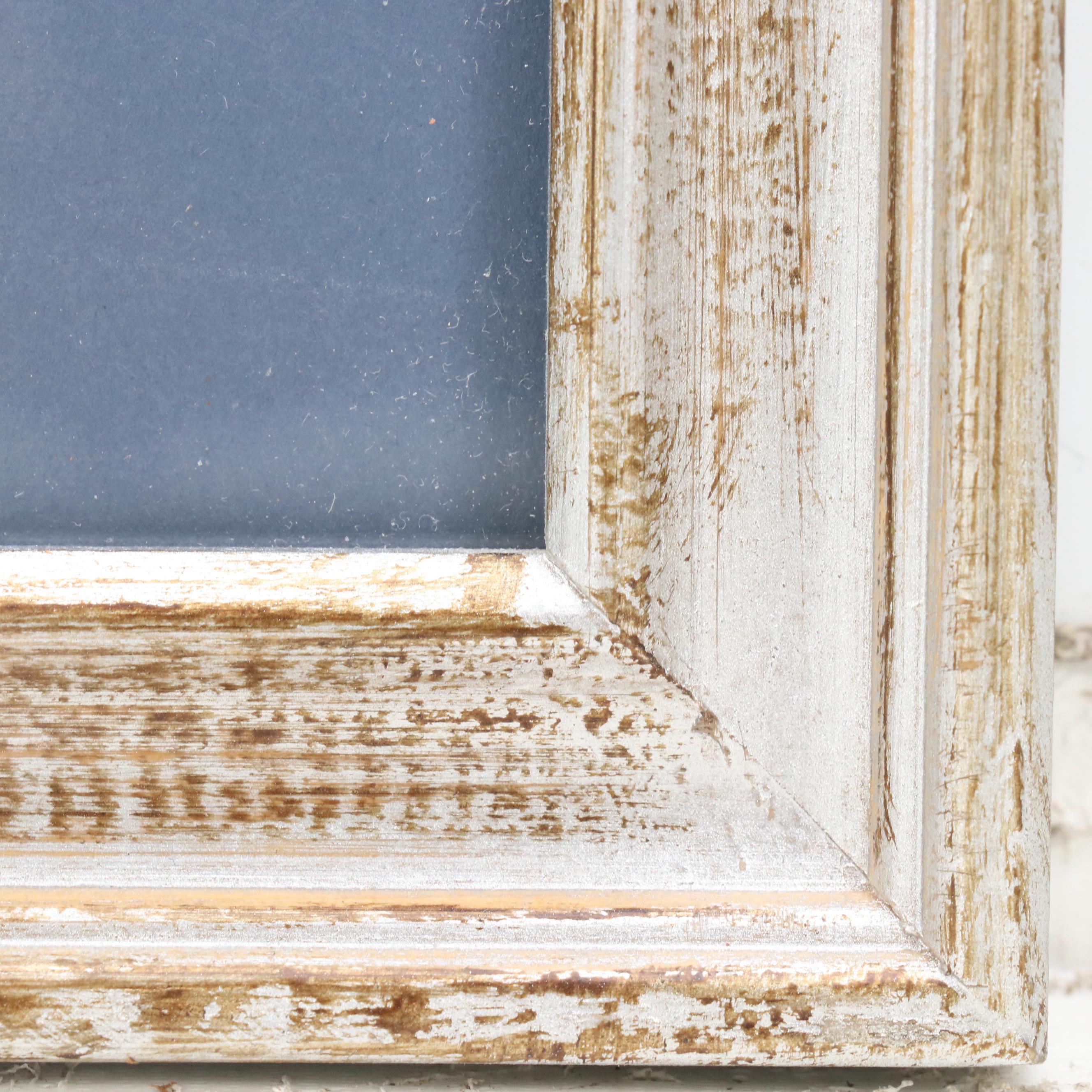 Offset Lithograph of East Asian Style Blue Heron and Grasshopper